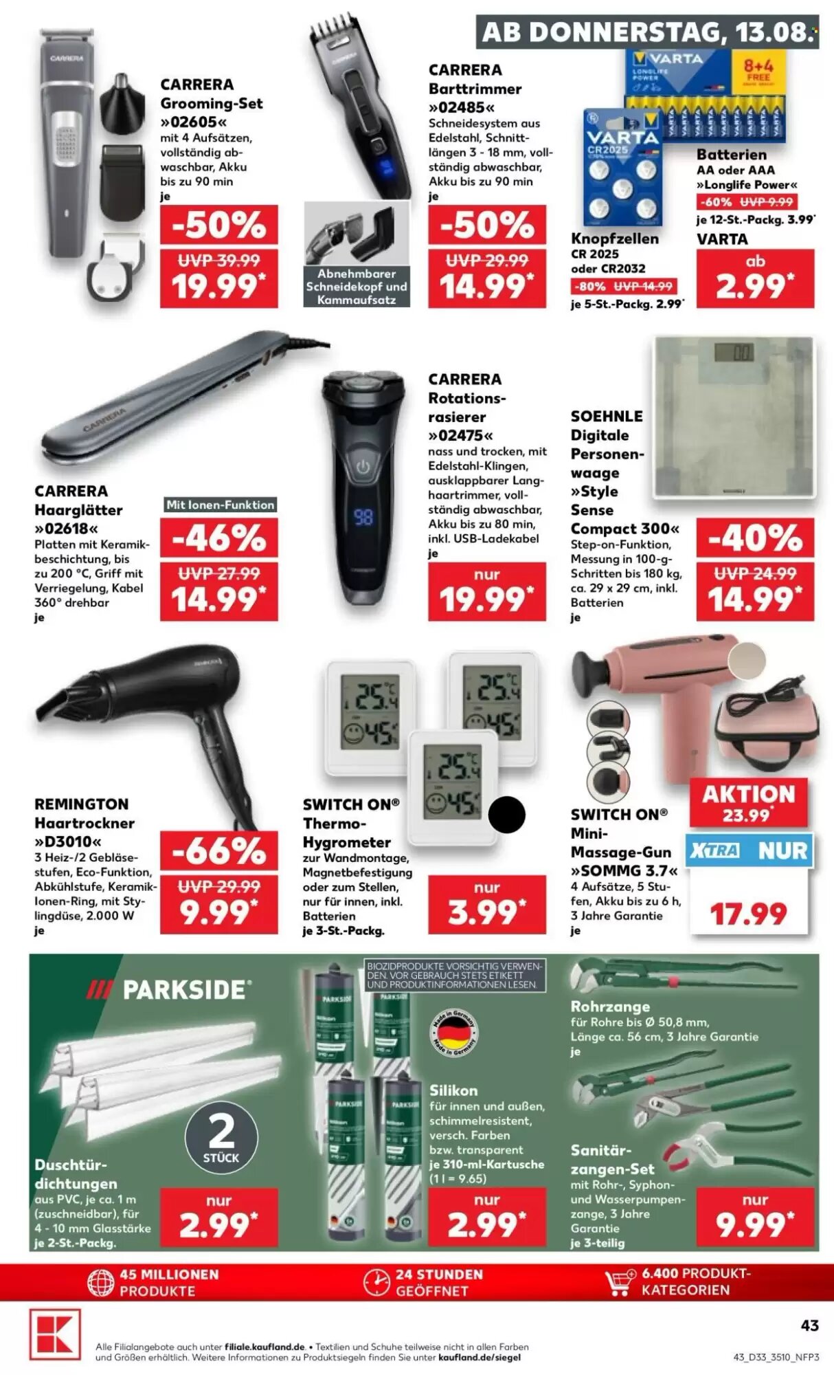 Kaufland Prospekt (ab 13.08.2026) zum Blättern - Seite 43