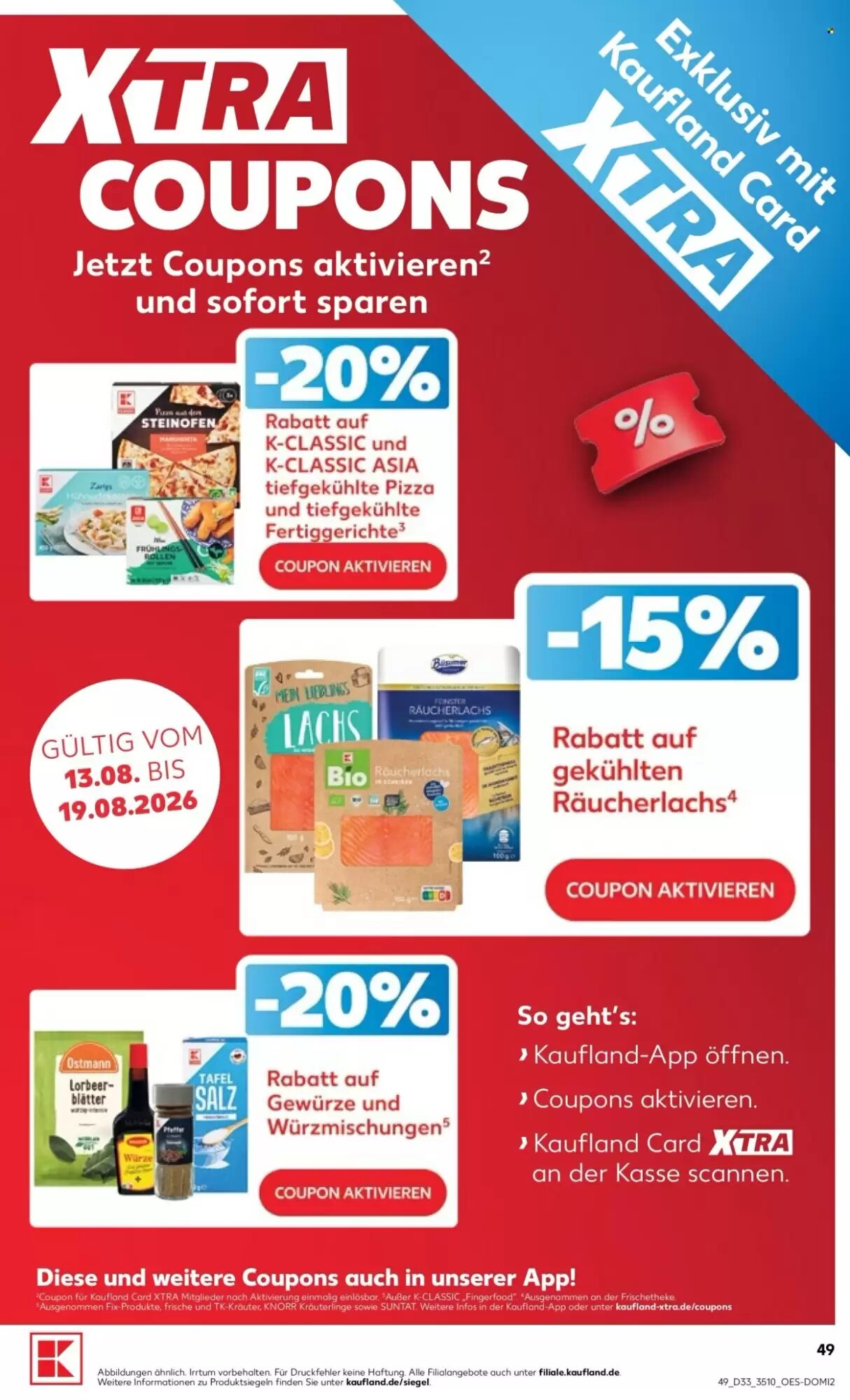 Kaufland Prospekt (ab 13.08.2026) zum Blättern - Seite 49