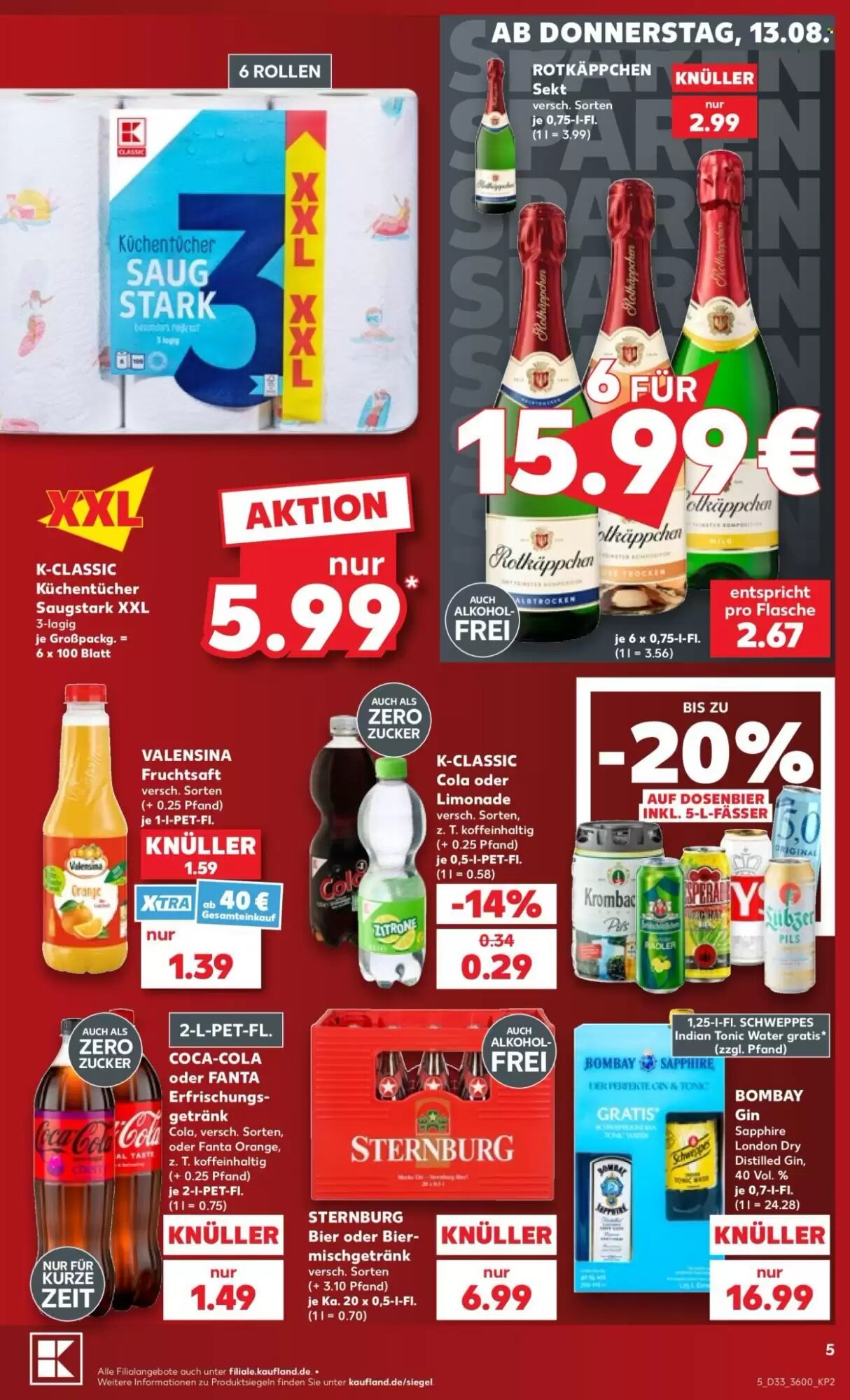 Kaufland Prospekt (ab 13.08.2026) zum Blättern - Seite 5