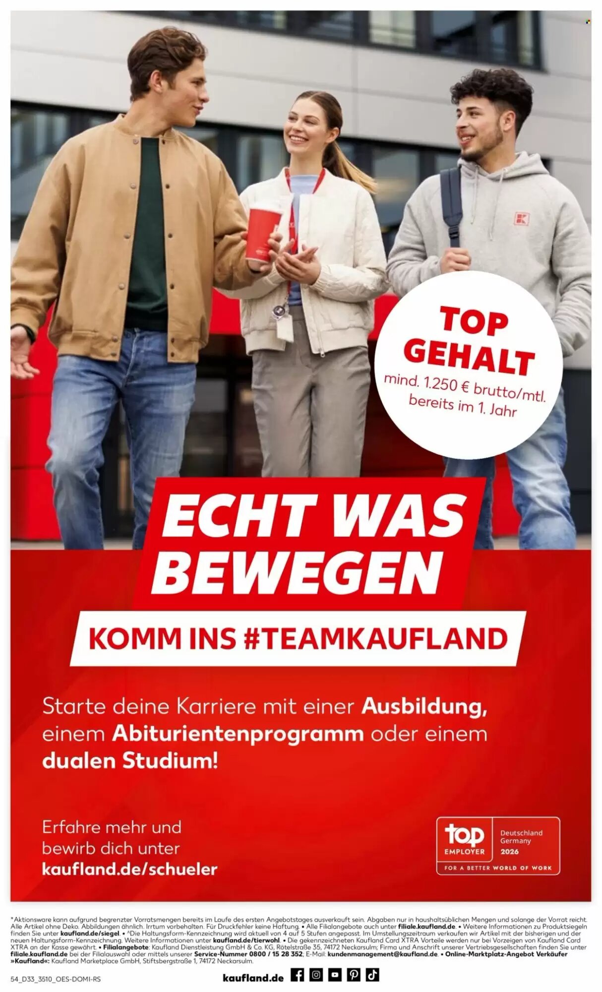 Kaufland Prospekt (ab 13.08.2026) zum Blättern - Seite 54
