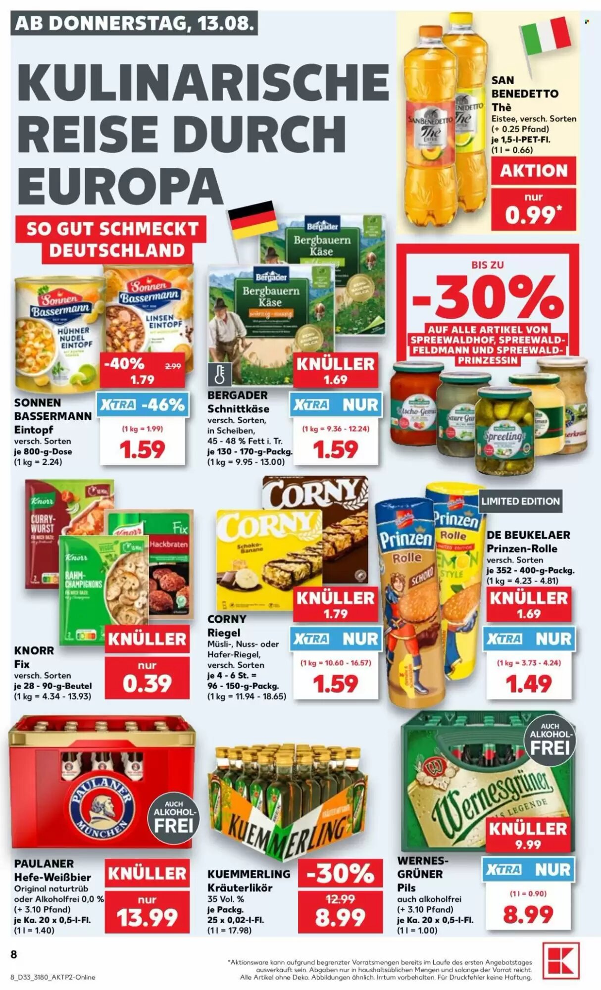 Kaufland Prospekt (ab 13.08.2026) zum Blättern - Seite 8