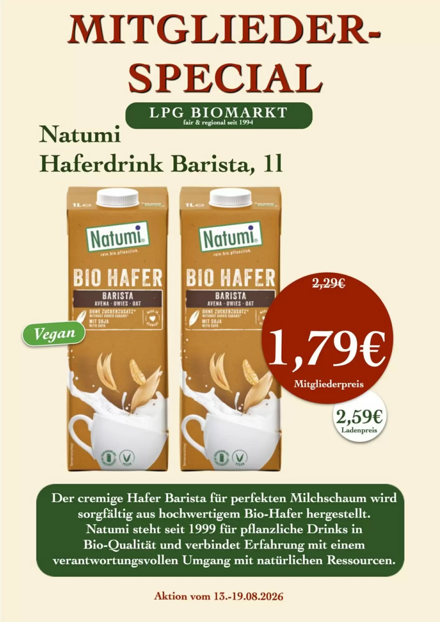 LPG Biomarkt Prospekt (ab 13.08.2026) zum Blättern - Seite 10
