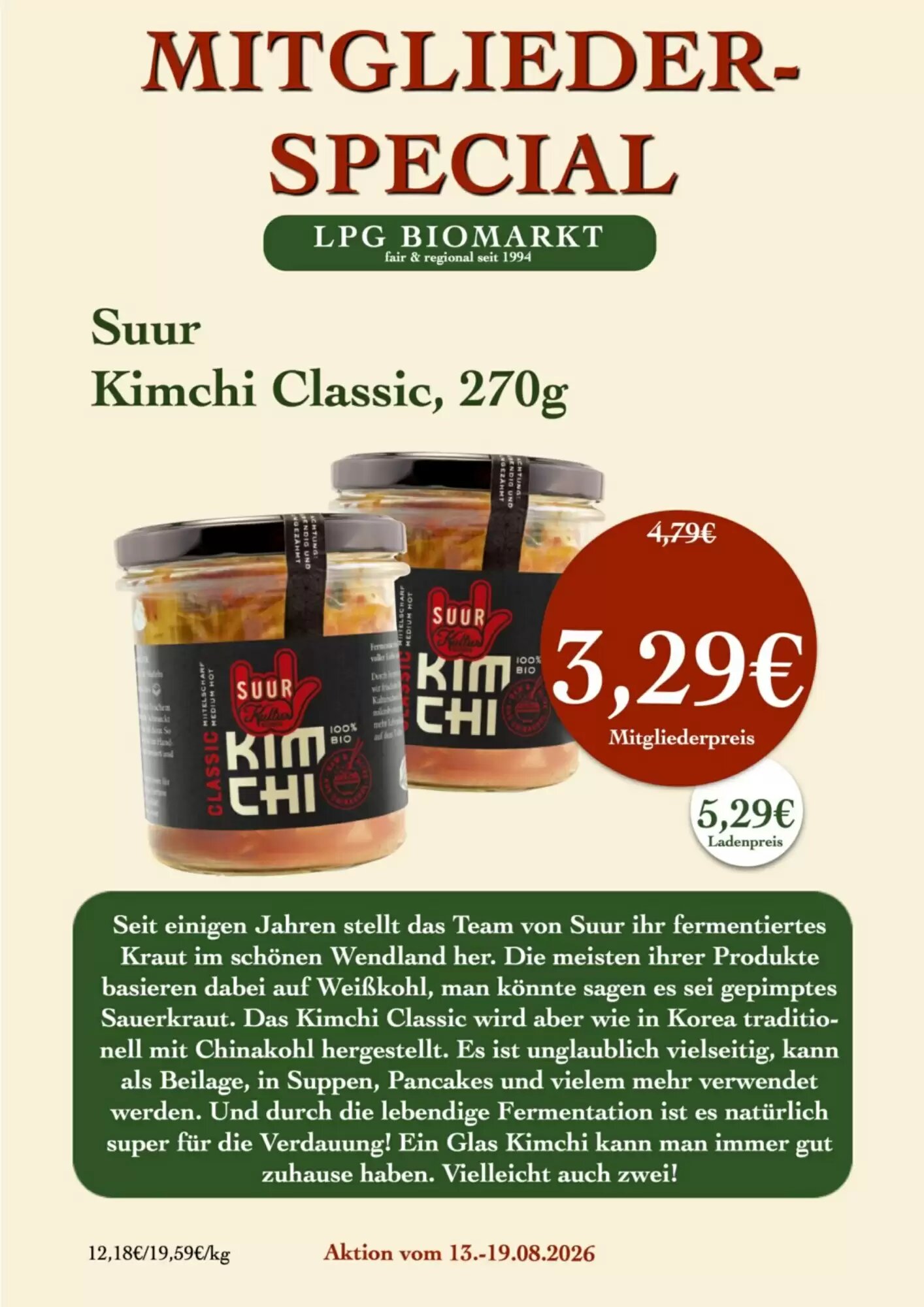 LPG Biomarkt Prospekt (ab 13.08.2026) zum Blättern - Seite 15