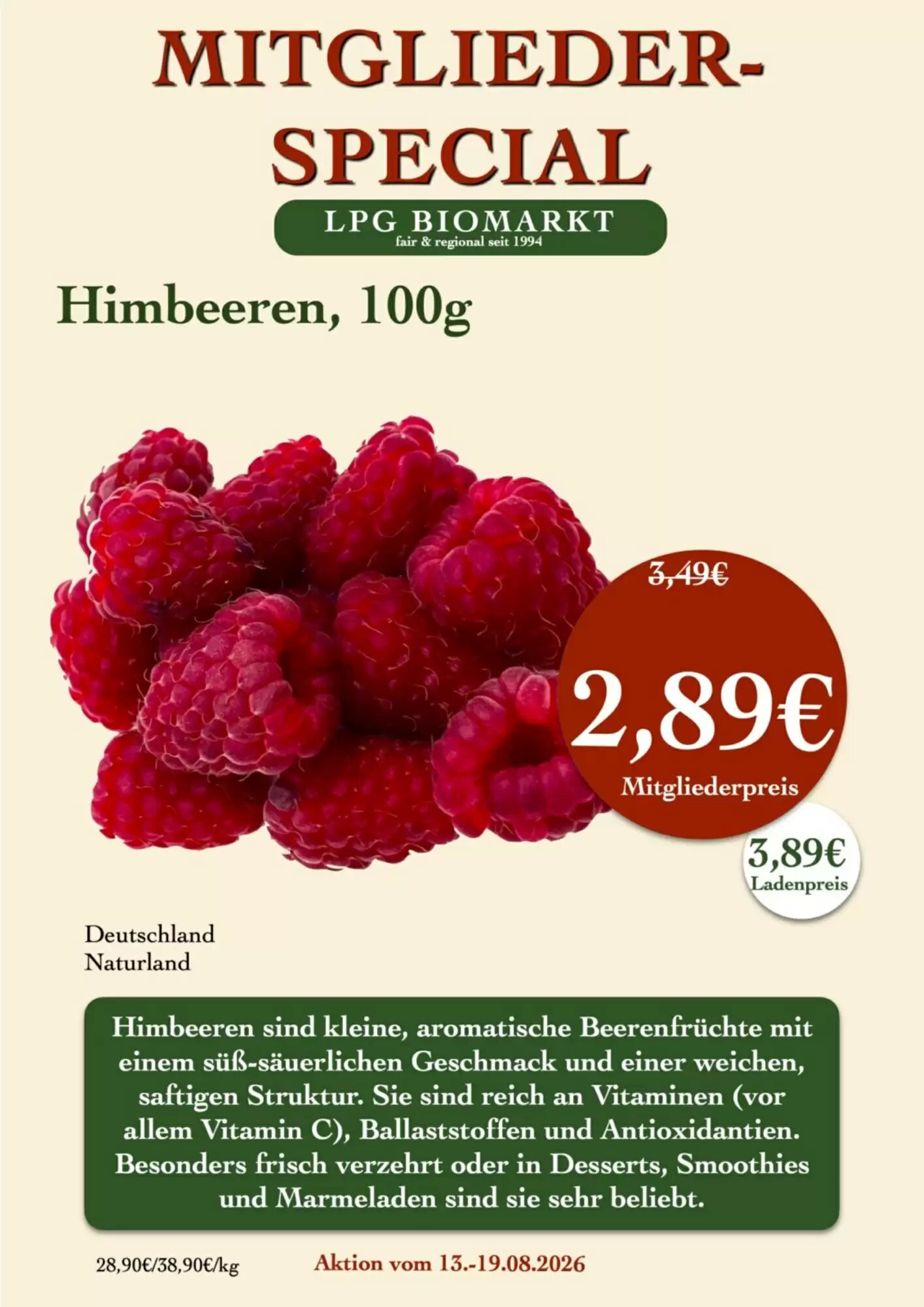 LPG Biomarkt Prospekt (ab 13.08.2026) zum Blättern - Seite 6