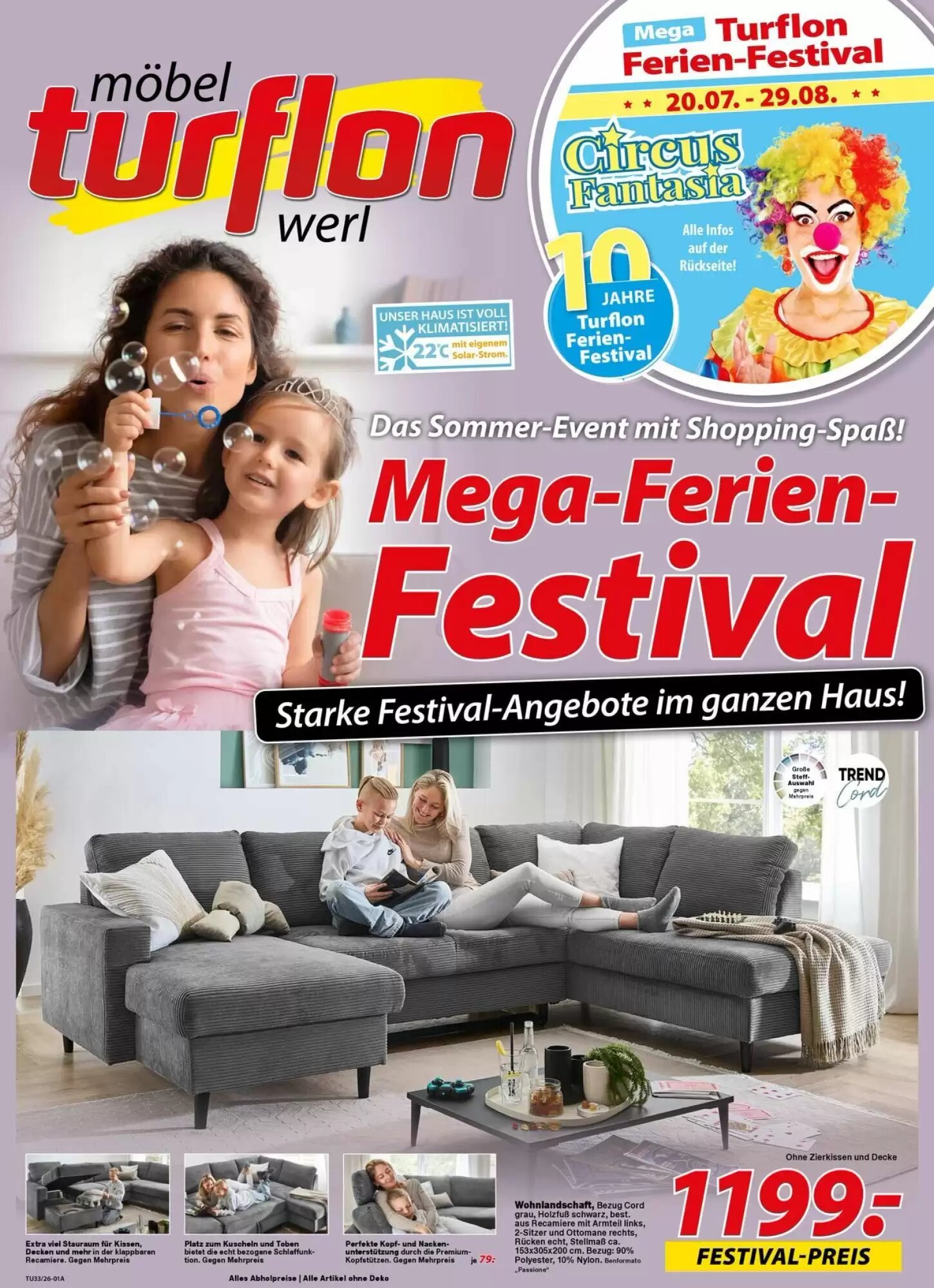 Möbel Turflon Prospekt (ab 14.08.2026) zum Blättern - Seite 1