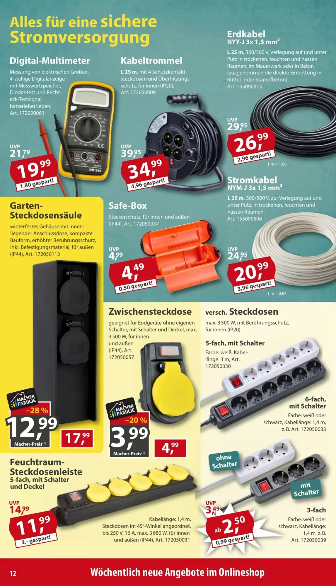 Sonderpreis Baumarkt Prospekt (ab 15.08.2026) zum Blättern - Seite 12