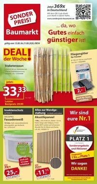 Sonderpreis Baumarkt Prospekt (ab 15.08.2026) zum Blättern