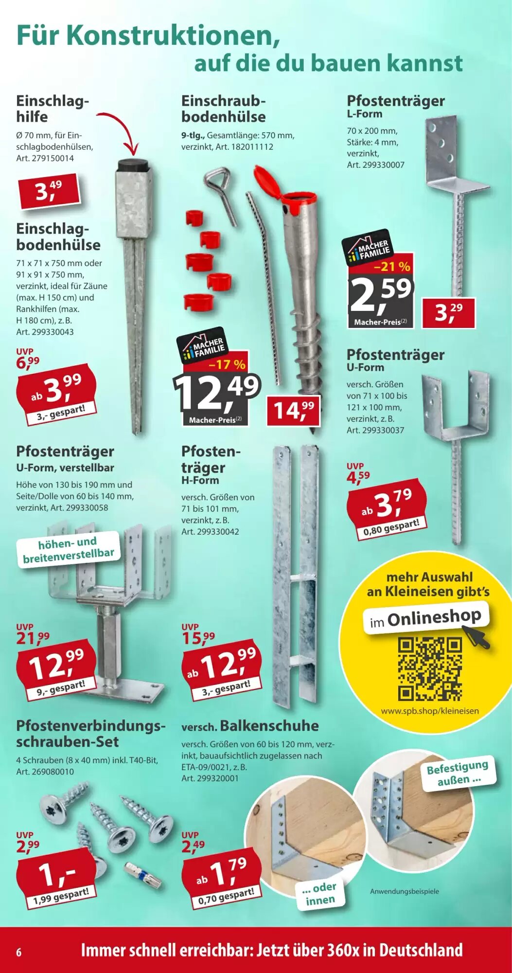 Sonderpreis Baumarkt Prospekt (ab 15.08.2026) zum Blättern - Seite 6