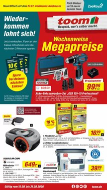 toom Baumarkt Prospekt (ab 15.08.2026) zum Blättern