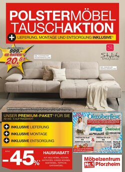 Möbelzentrum Pforzheim Prospekt (ab 15.08.2026) zum Blättern