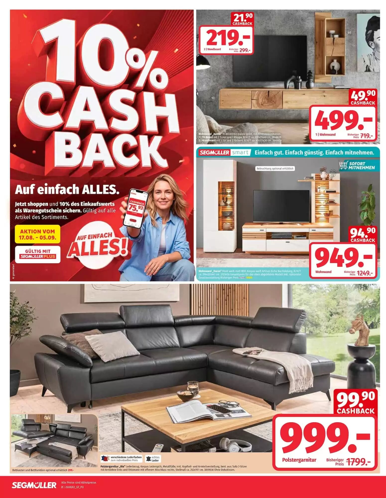 Segmüller Prospekt (ab 15.08.2026) zum Blättern - Seite 2