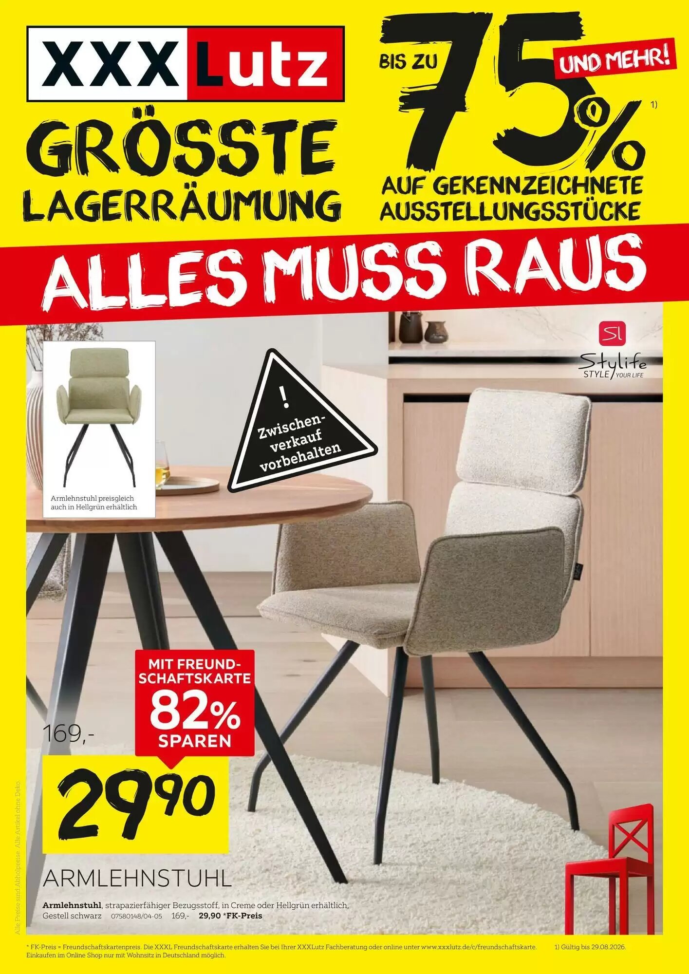 XXXLutz Prospekt (ab 15.08.2026) zum Blättern - Seite 1