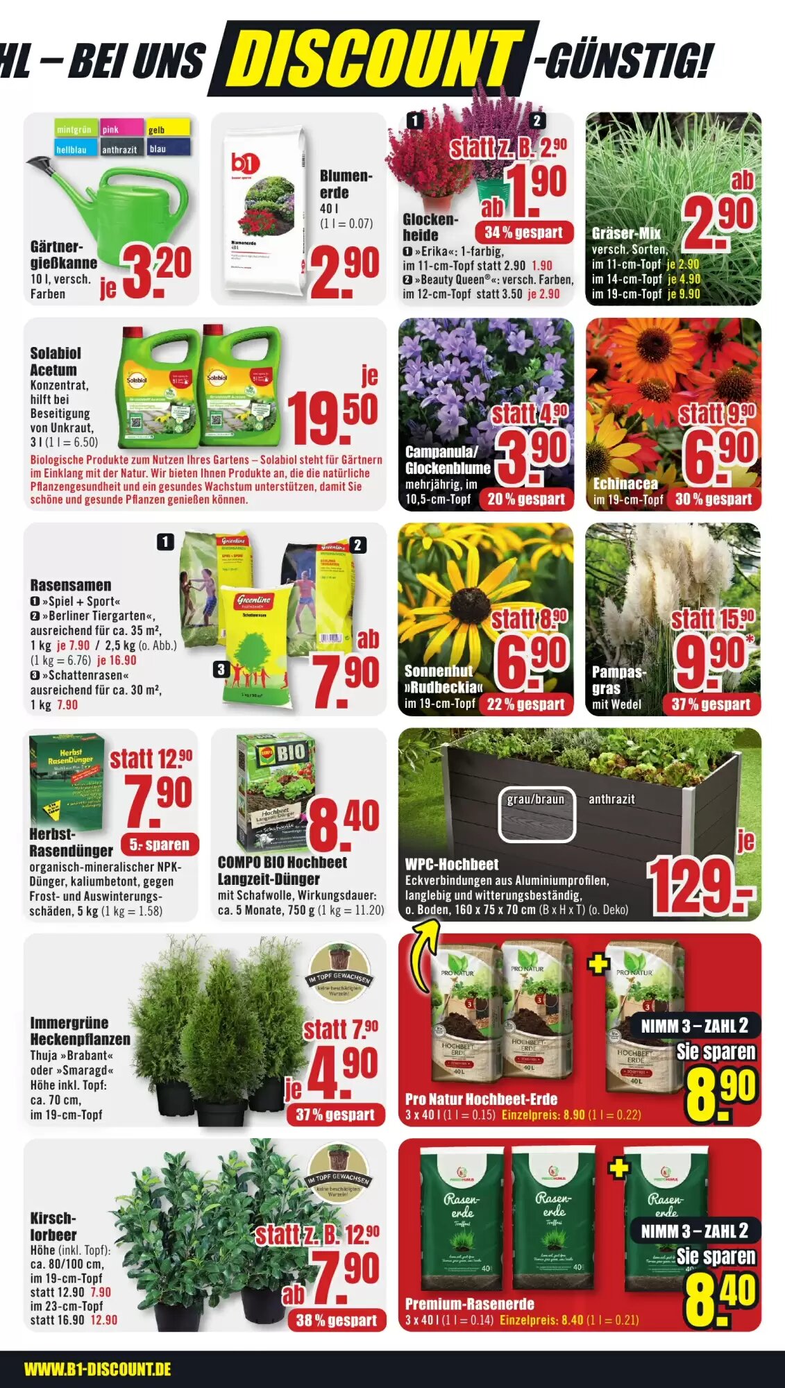 B1 Discount Baumarkt Prospekt (ab 16.08.2026) zum Blättern - Seite 3