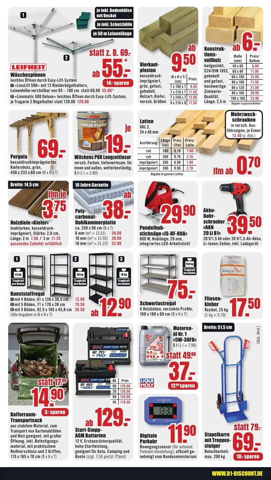 B1 Discount Baumarkt Prospekt (ab 16.08.2026) zum Blättern - Seite 4