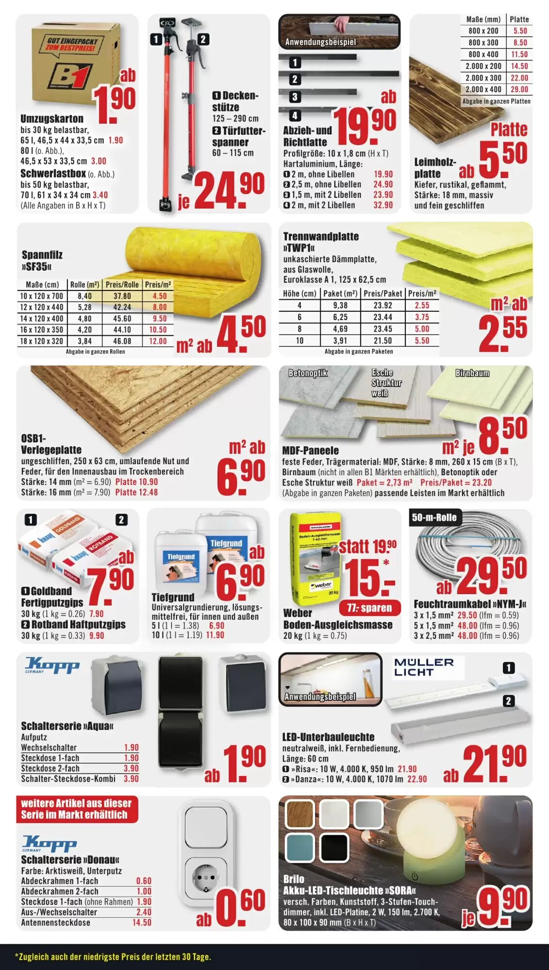 B1 Discount Baumarkt Prospekt (ab 16.08.2026) zum Blättern - Seite 5