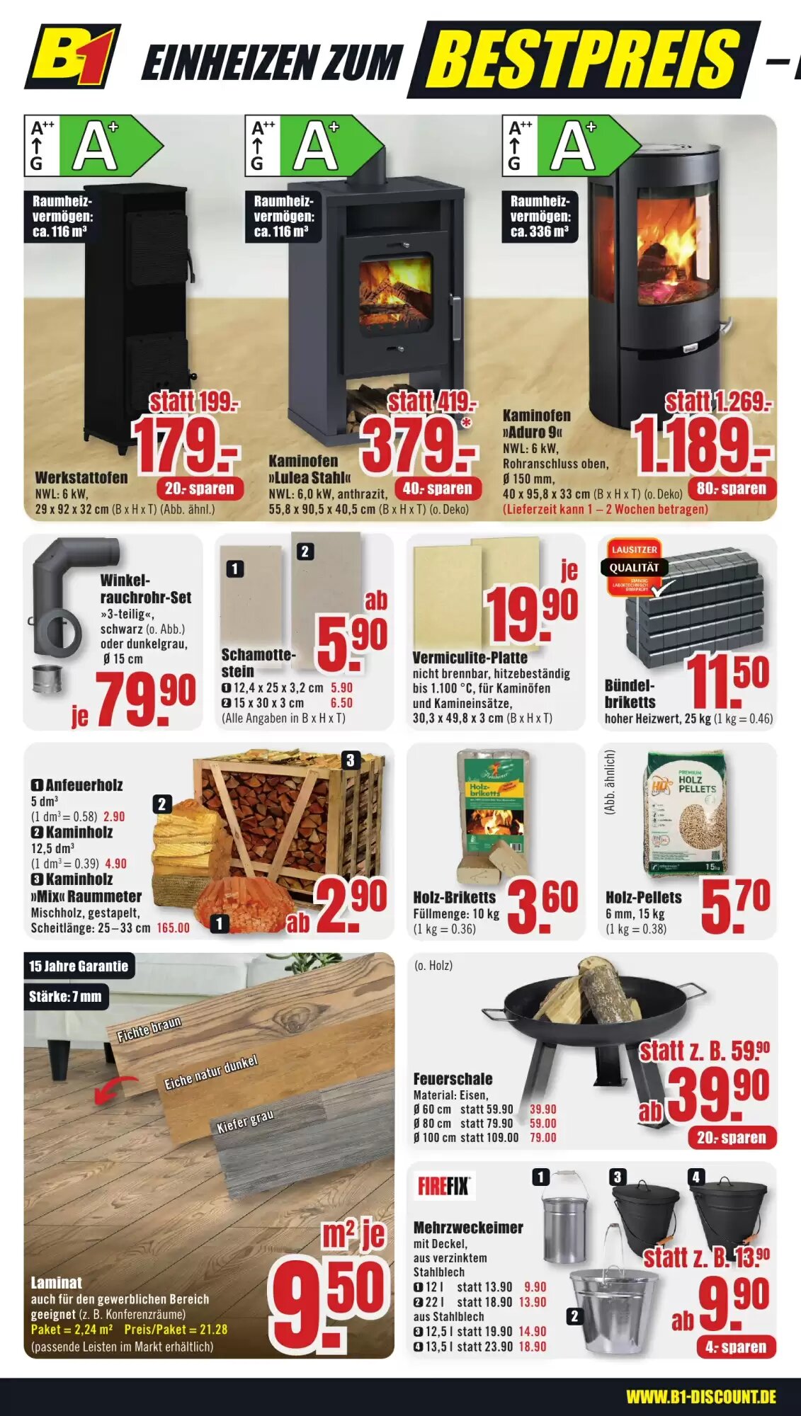 B1 Discount Baumarkt Prospekt (ab 16.08.2026) zum Blättern - Seite 6