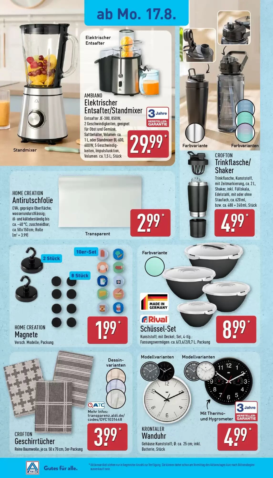 Aldi Nord Prospekt (ab 16.08.2026) zum Blättern - Seite 14
