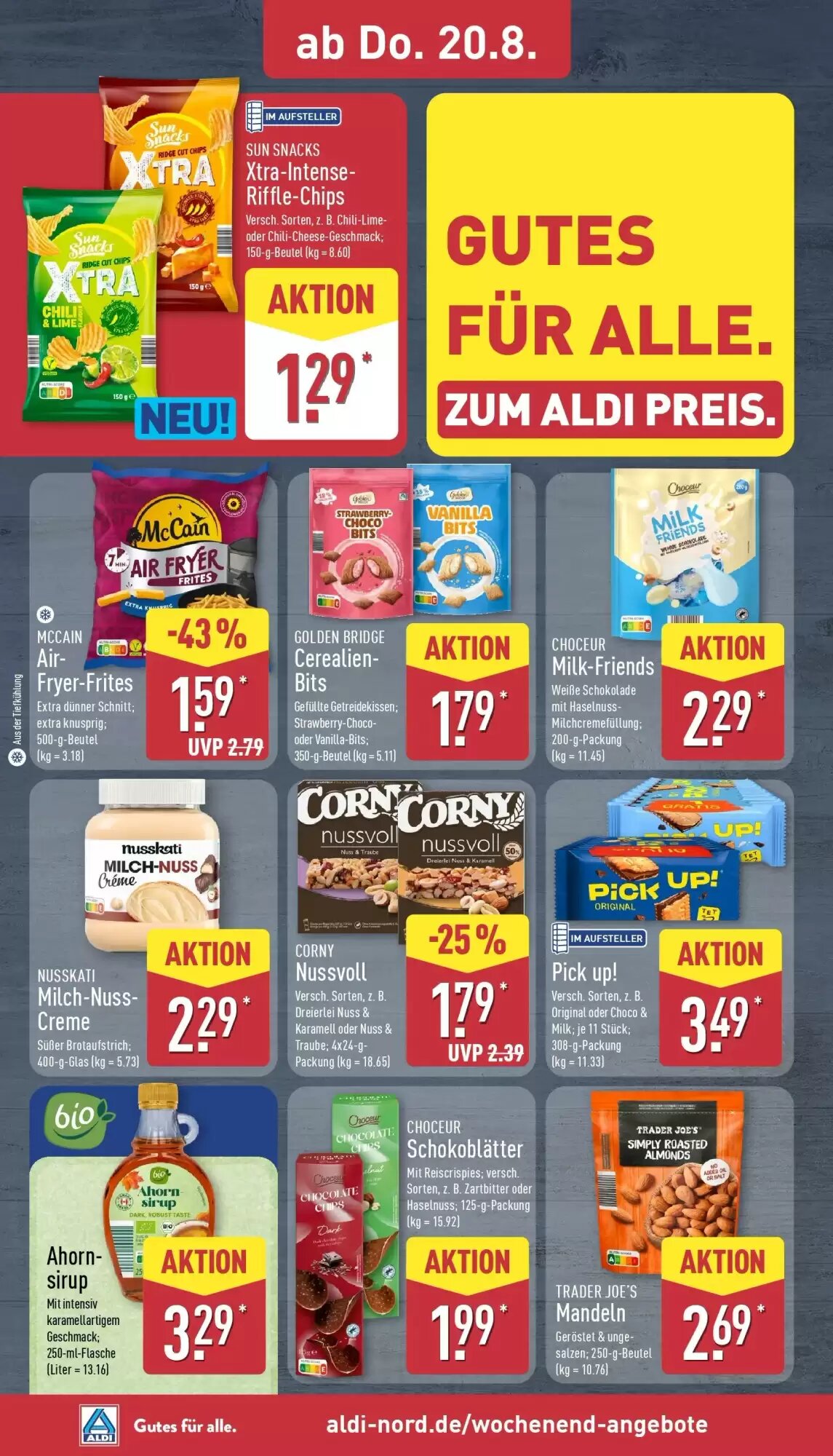 Aldi Nord Prospekt (ab 16.08.2026) zum Blättern - Seite 30