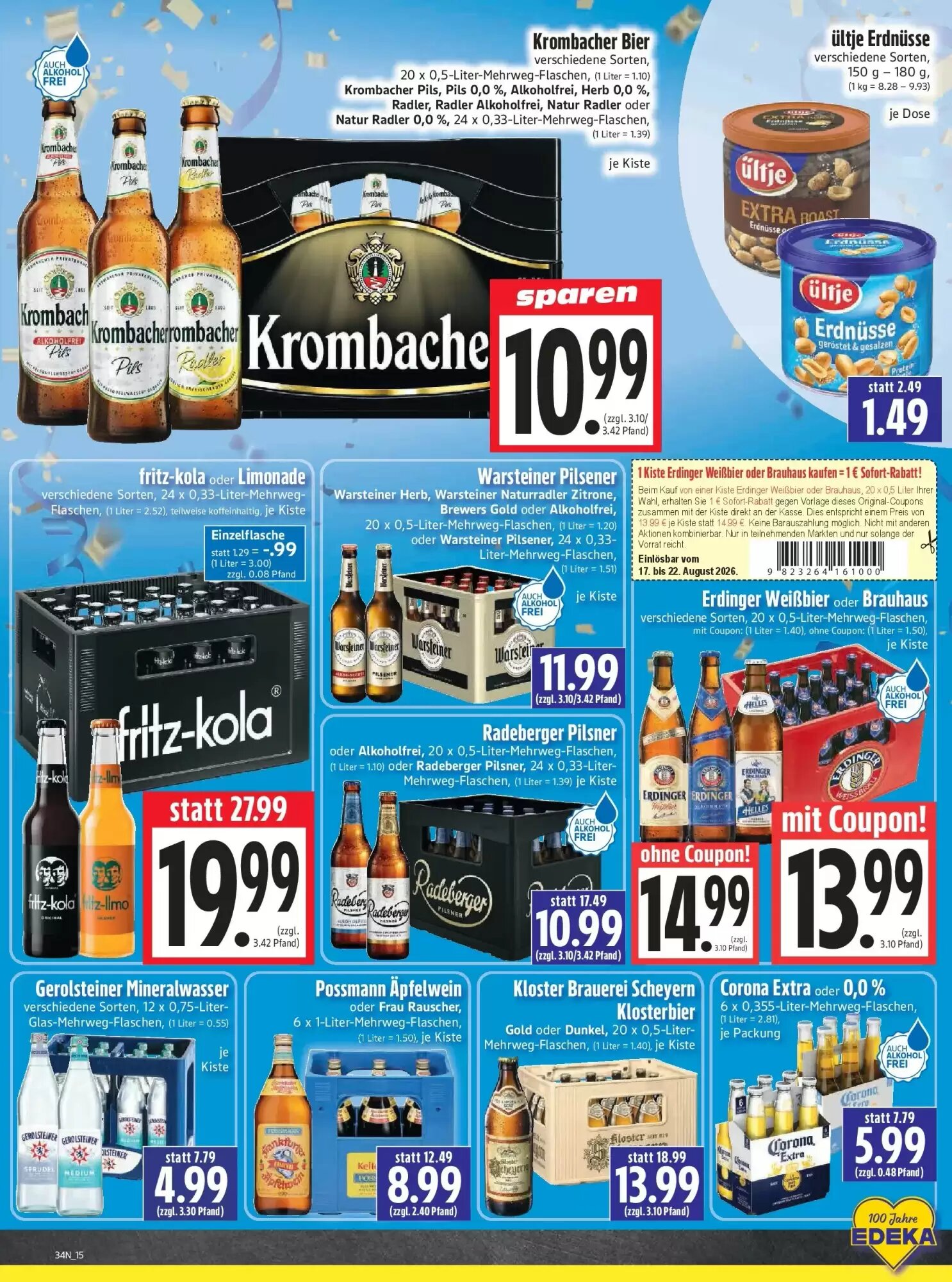 EDEKA Hahner Prospekt (ab 16.08.2026) zum Blättern - Seite 17