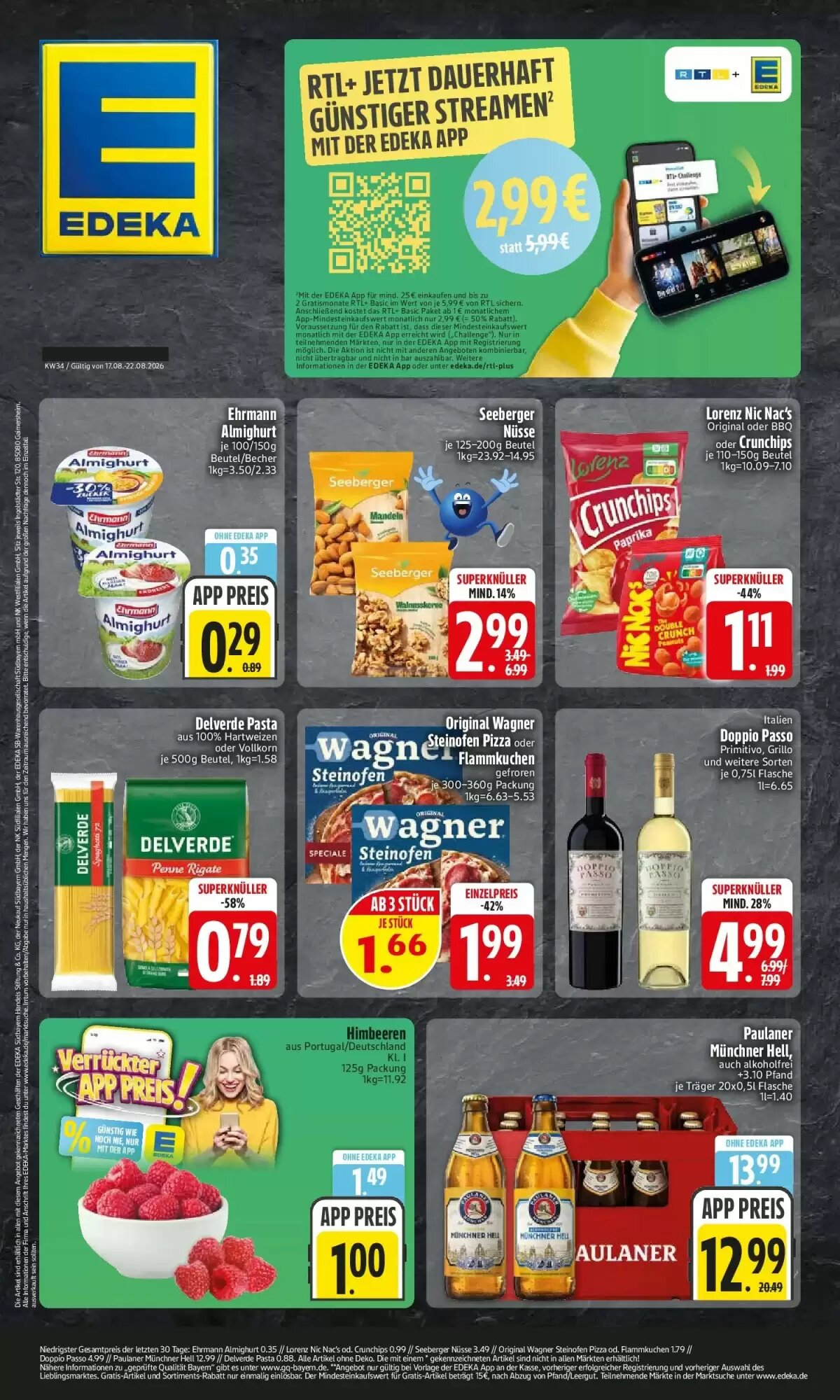 Edeka Prospekt (ab 16.08.2026) zum Blättern - Seite 1