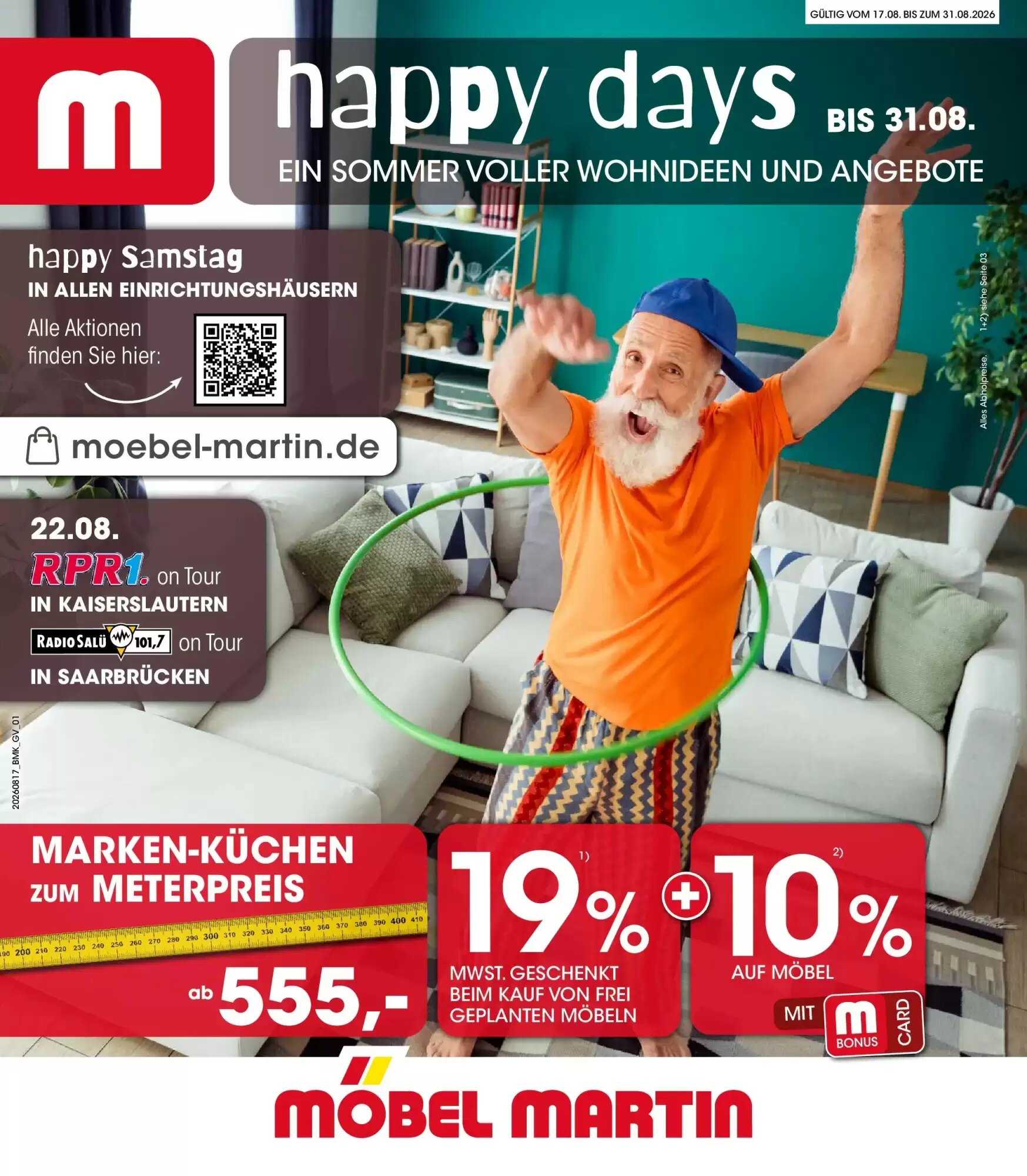 Möbel Martin Prospekt (ab 16.08.2026) zum Blättern - Seite 1