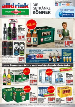 alldrink Prospekt (ab 16.08.2026) zum Blättern