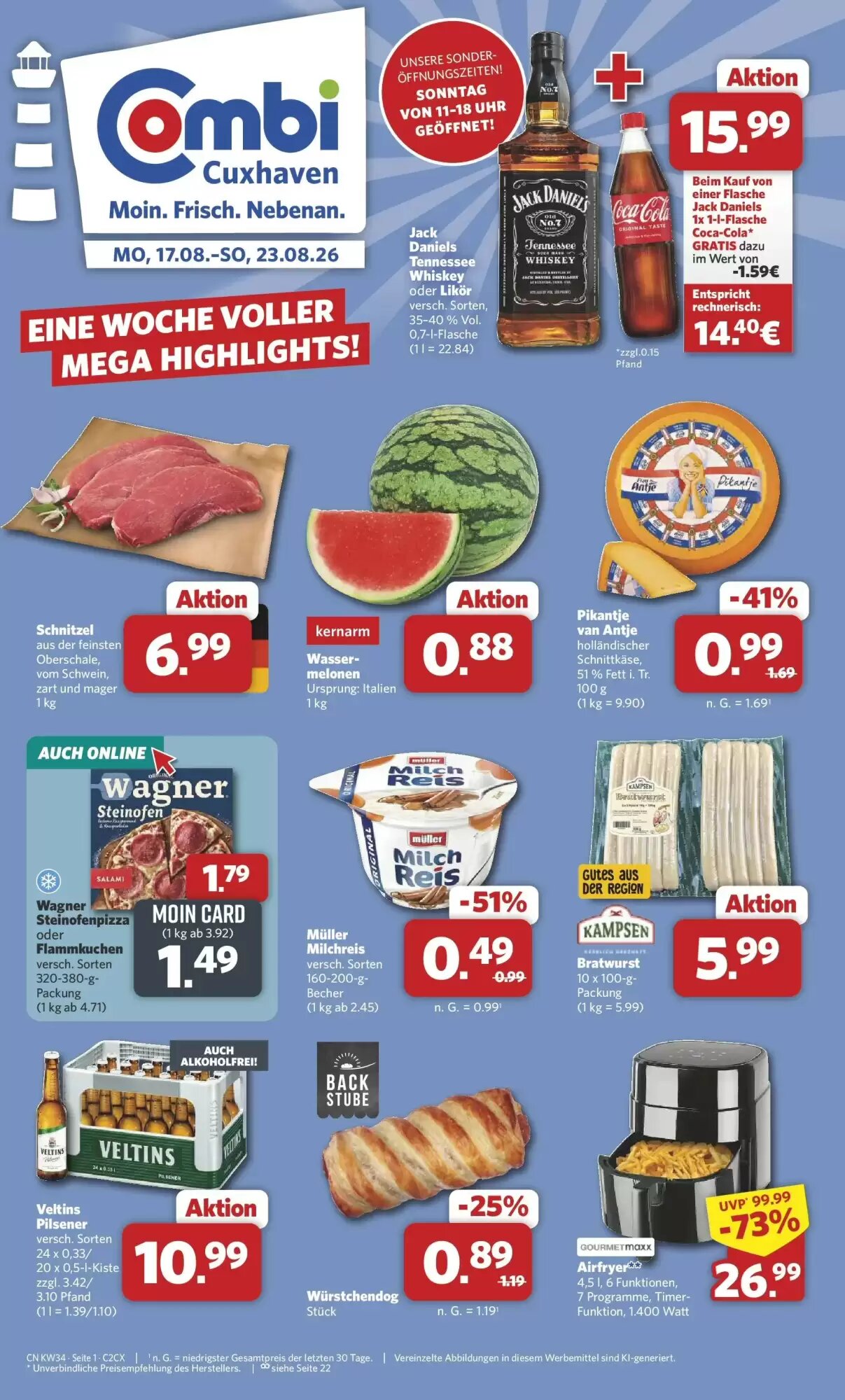 Combi Prospekt (ab 16.08.2026) zum Blättern - Seite 1