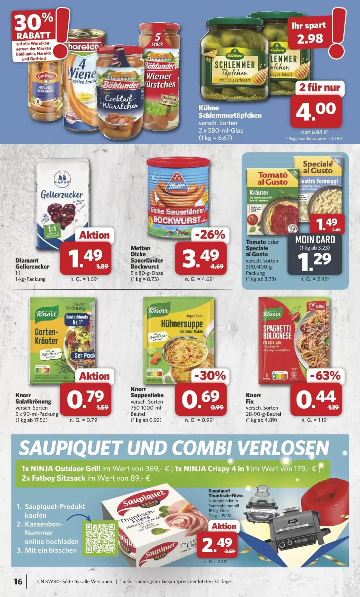Combi Prospekt (ab 16.08.2026) zum Blättern - Seite 16