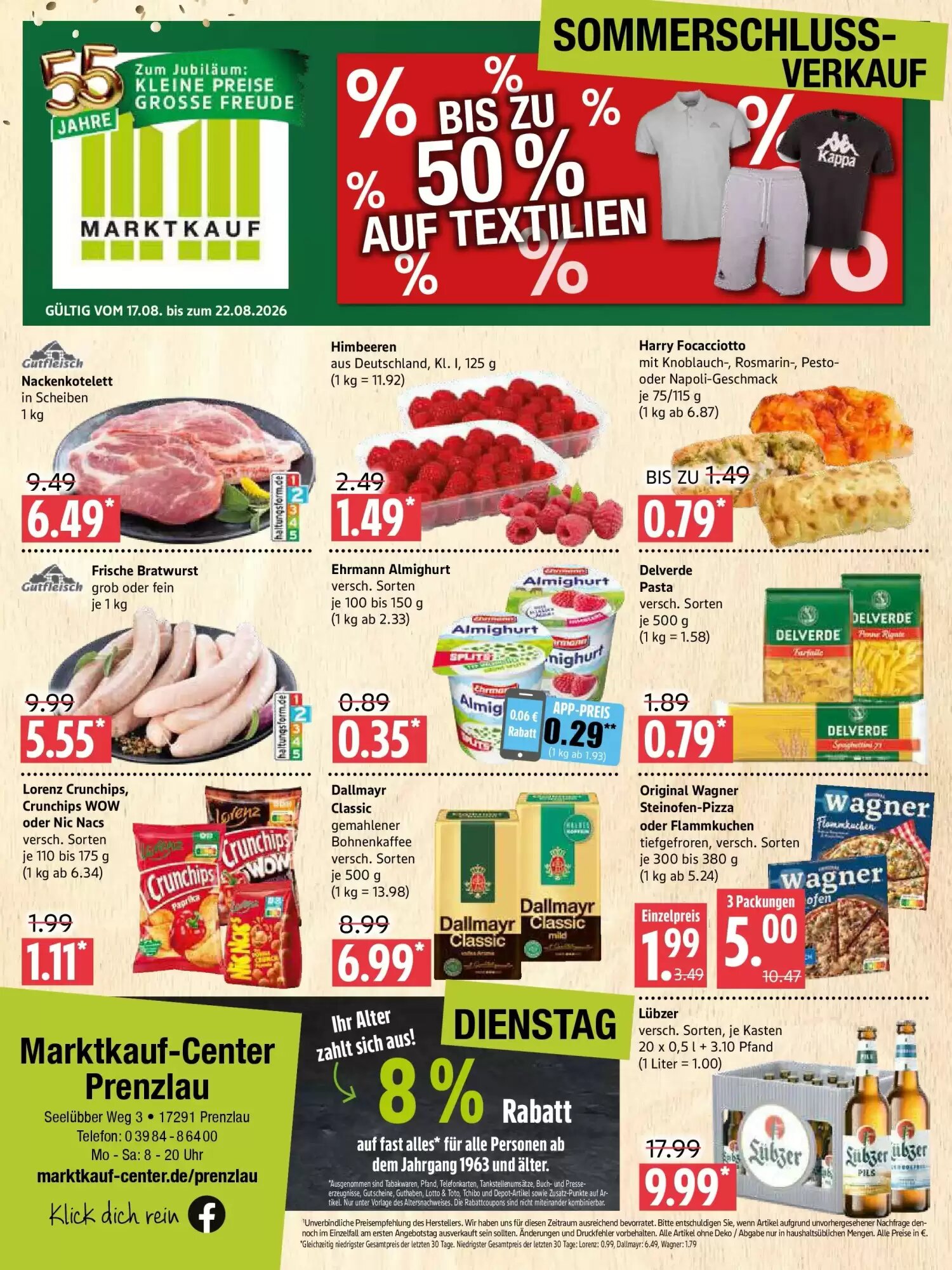 Marktkauf Prospekt (ab 16.08.2026) zum Blättern - Seite 1