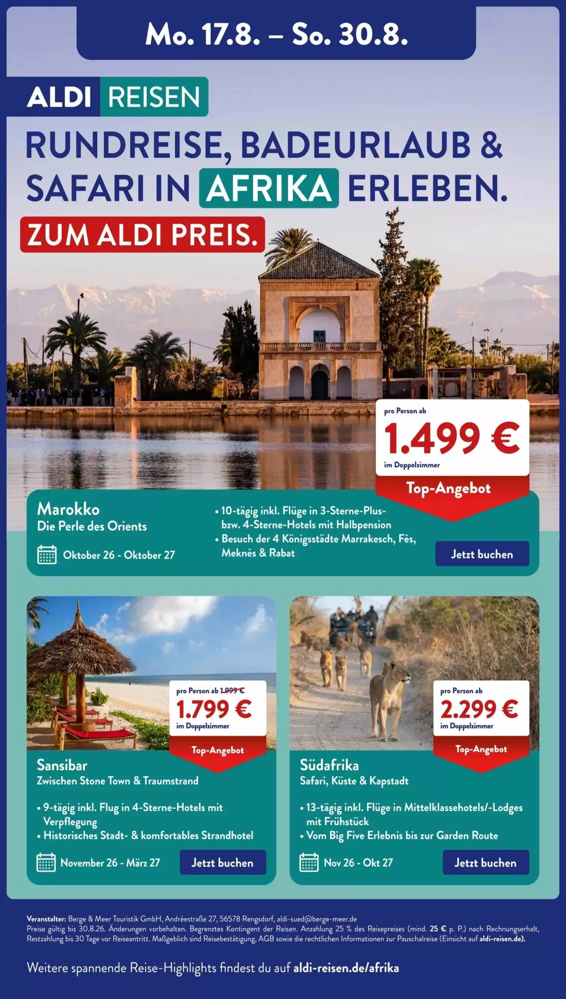 Aldi Süd Prospekt (ab 17.08.2026) zum Blättern - Seite 20