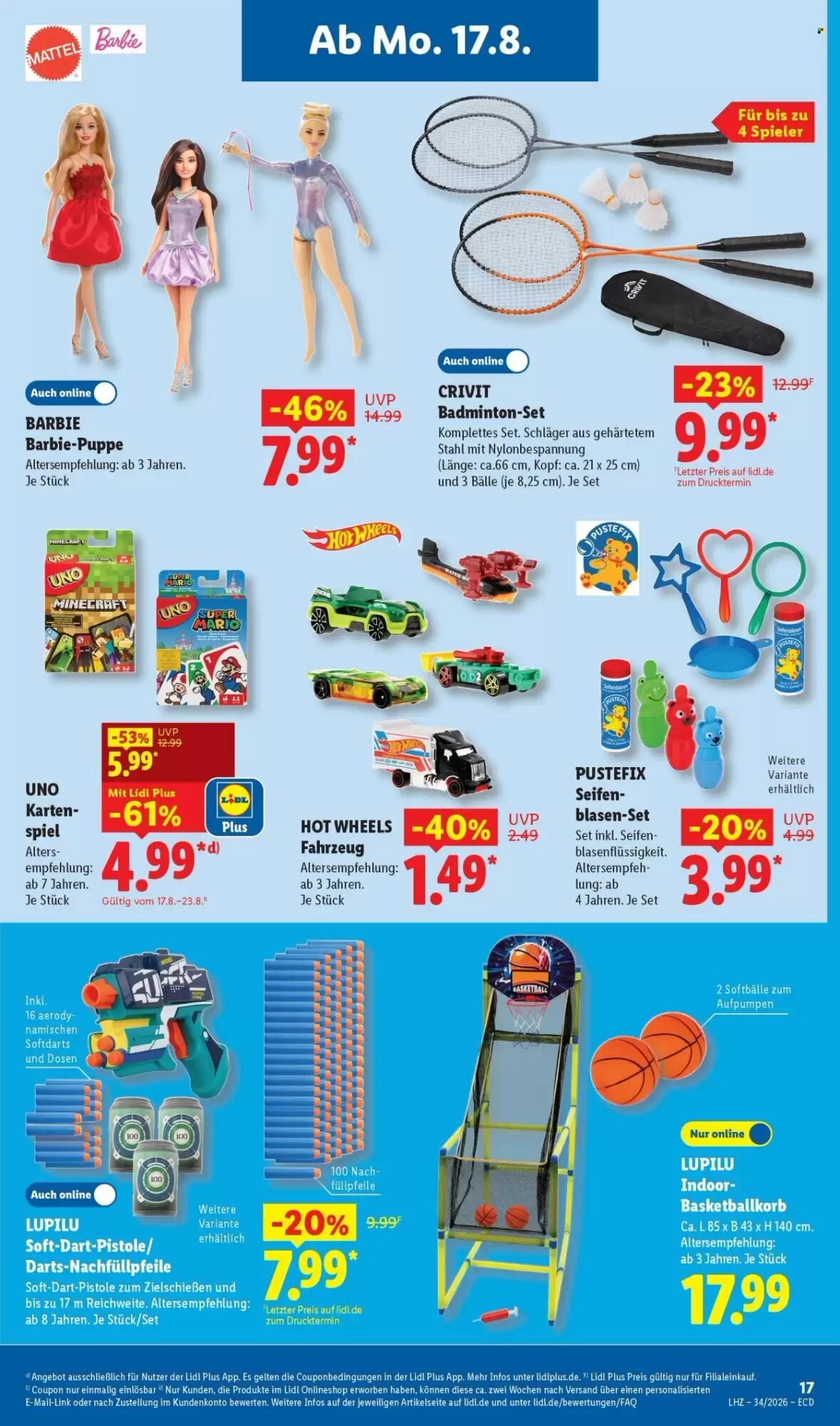 Lidl Prospekt (ab 17.08.2026) zum Blättern - Seite 13