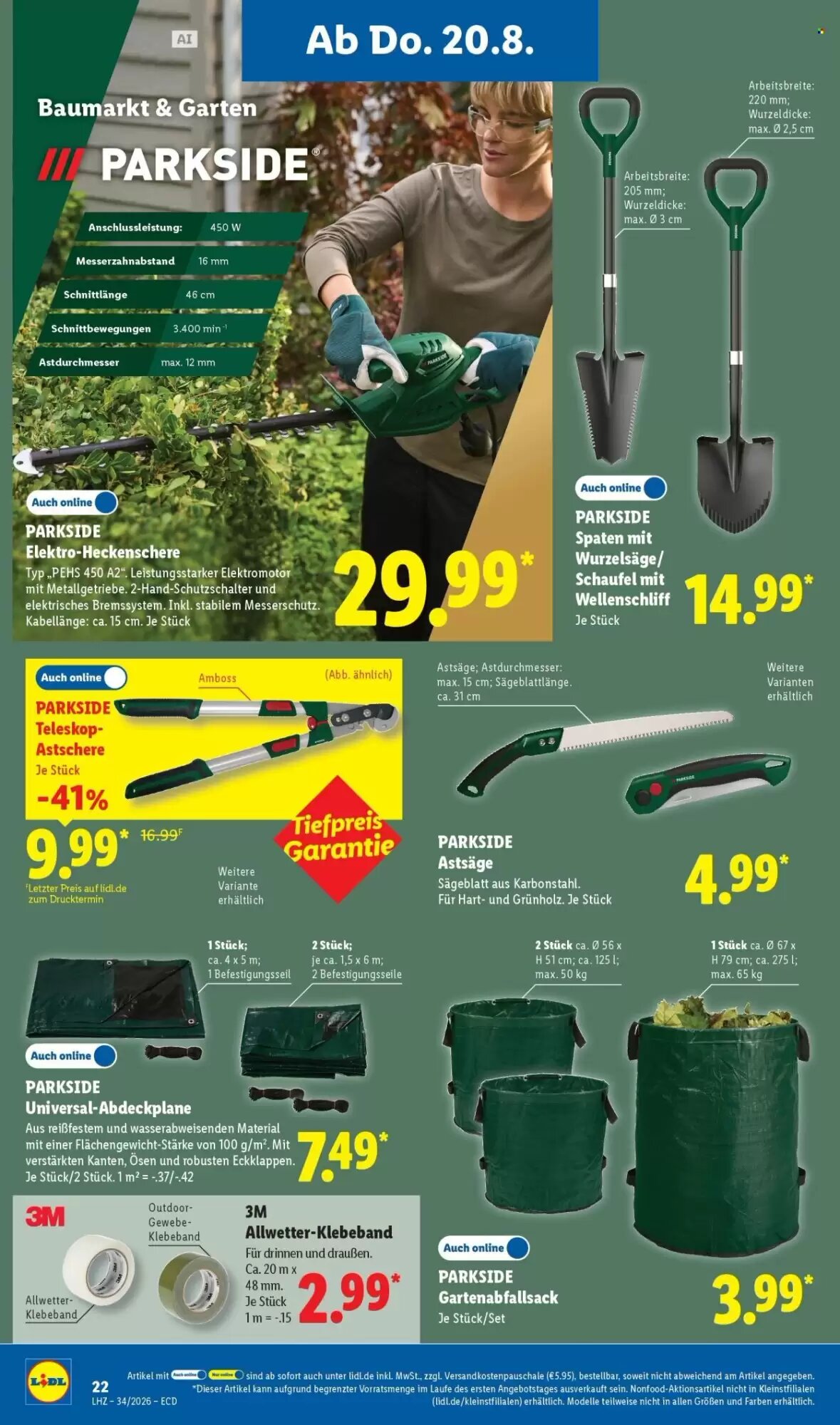 Lidl Prospekt (ab 17.08.2026) zum Blättern - Seite 20