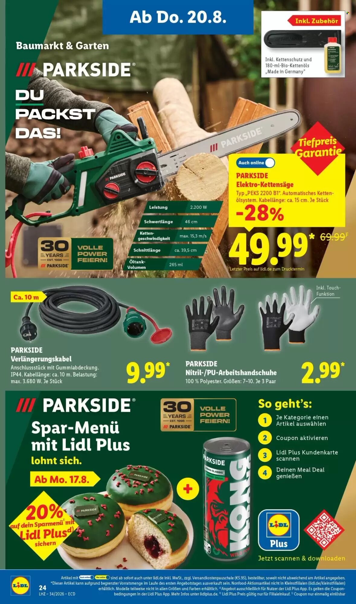 Lidl Prospekt (ab 17.08.2026) zum Blättern - Seite 22