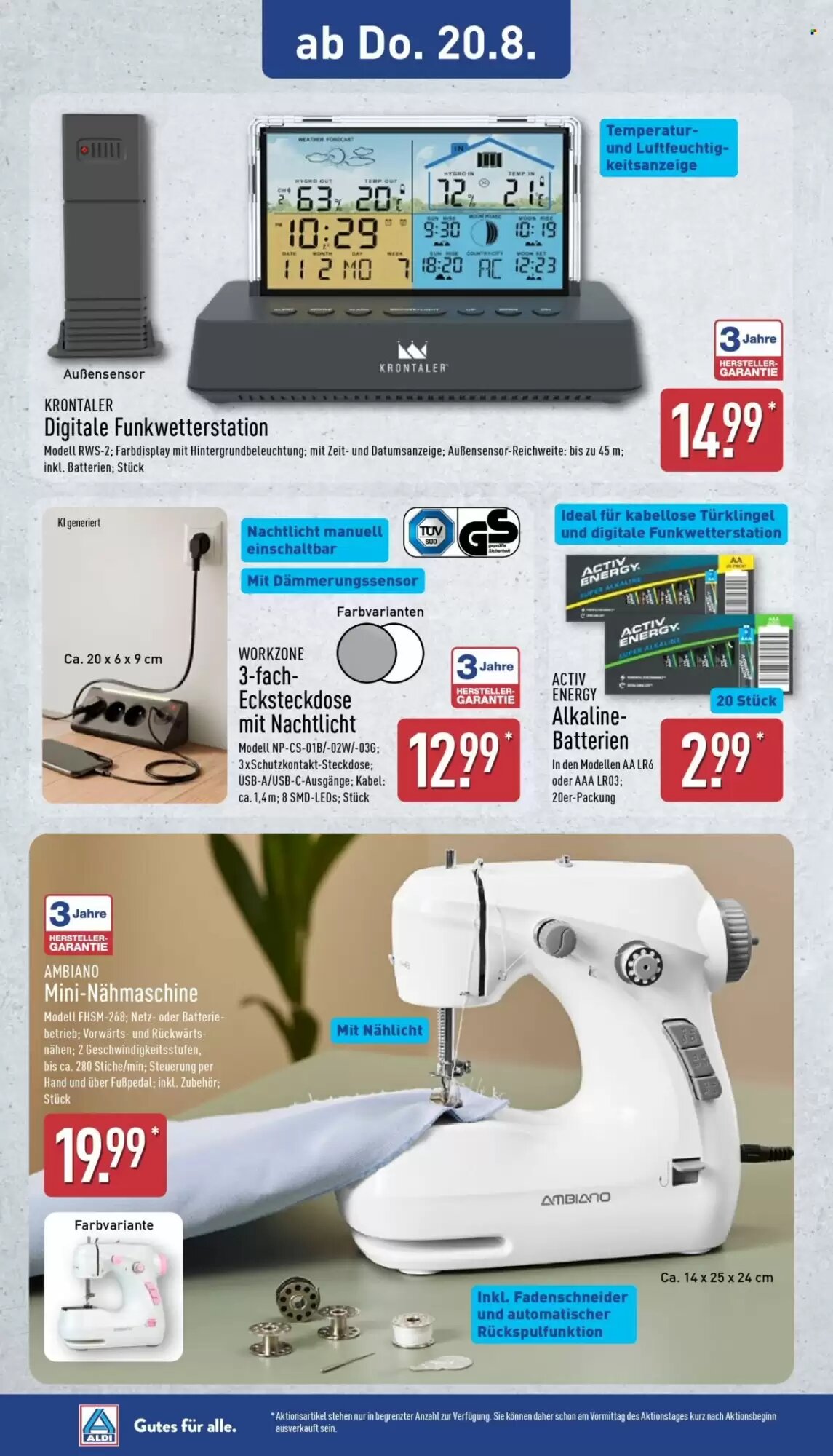 Aldi Nord Prospekt (ab 17.08.2026) zum Blättern - Seite 13
