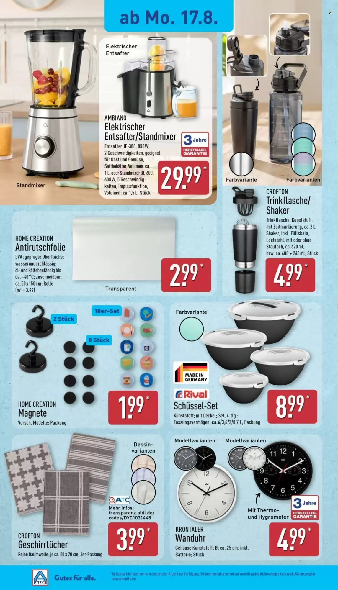 Aldi Nord Prospekt (ab 17.08.2026) zum Blättern - Seite 3