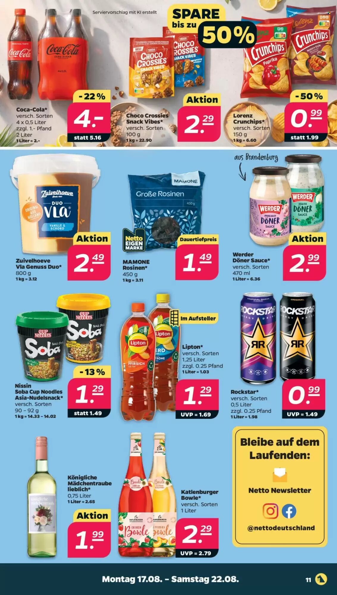 NETTO Prospekt (ab 17.08.2026) zum Blättern - Seite 13