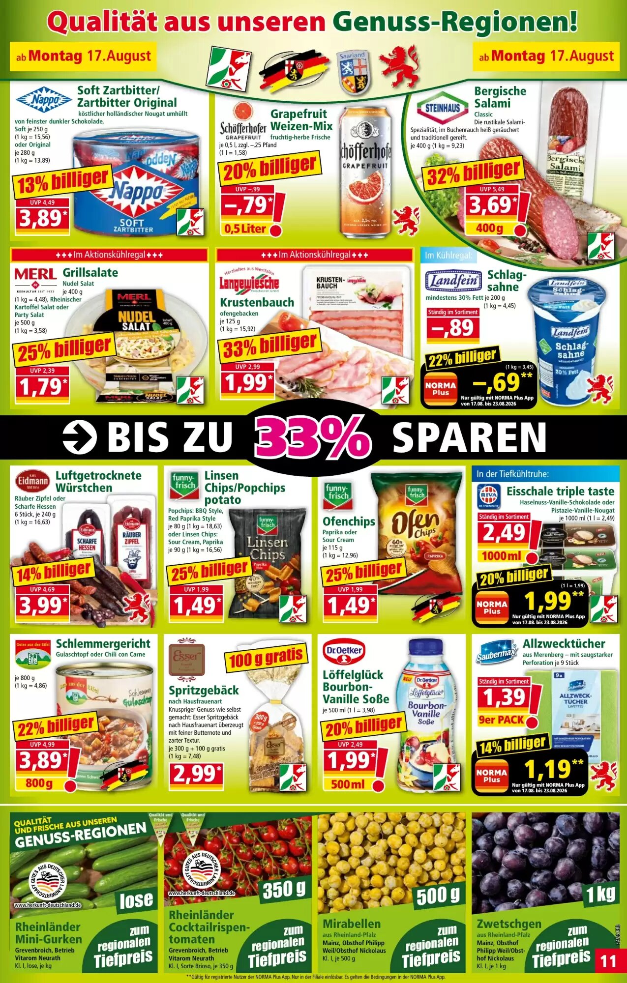 Norma Prospekt (ab 17.08.2026) zum Blättern - Seite 11
