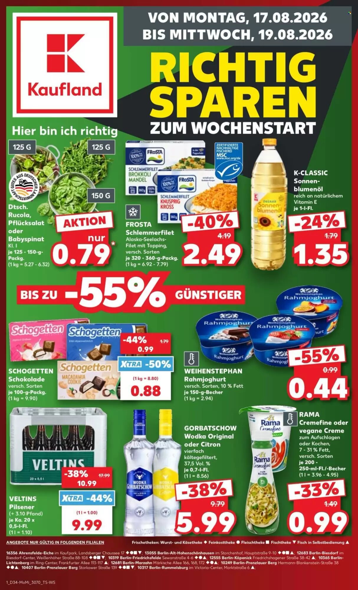Kaufland Prospekt (ab 17.08.2026) zum Blättern - Seite 1