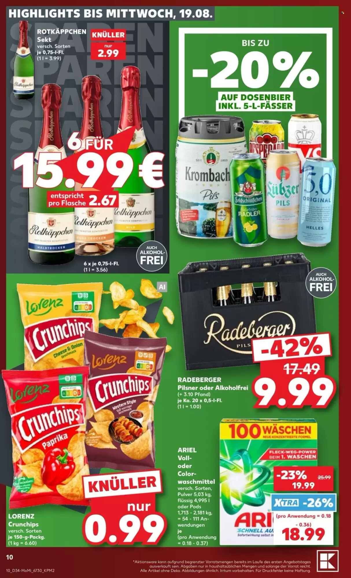 Kaufland Prospekt (ab 17.08.2026) zum Blättern - Seite 10