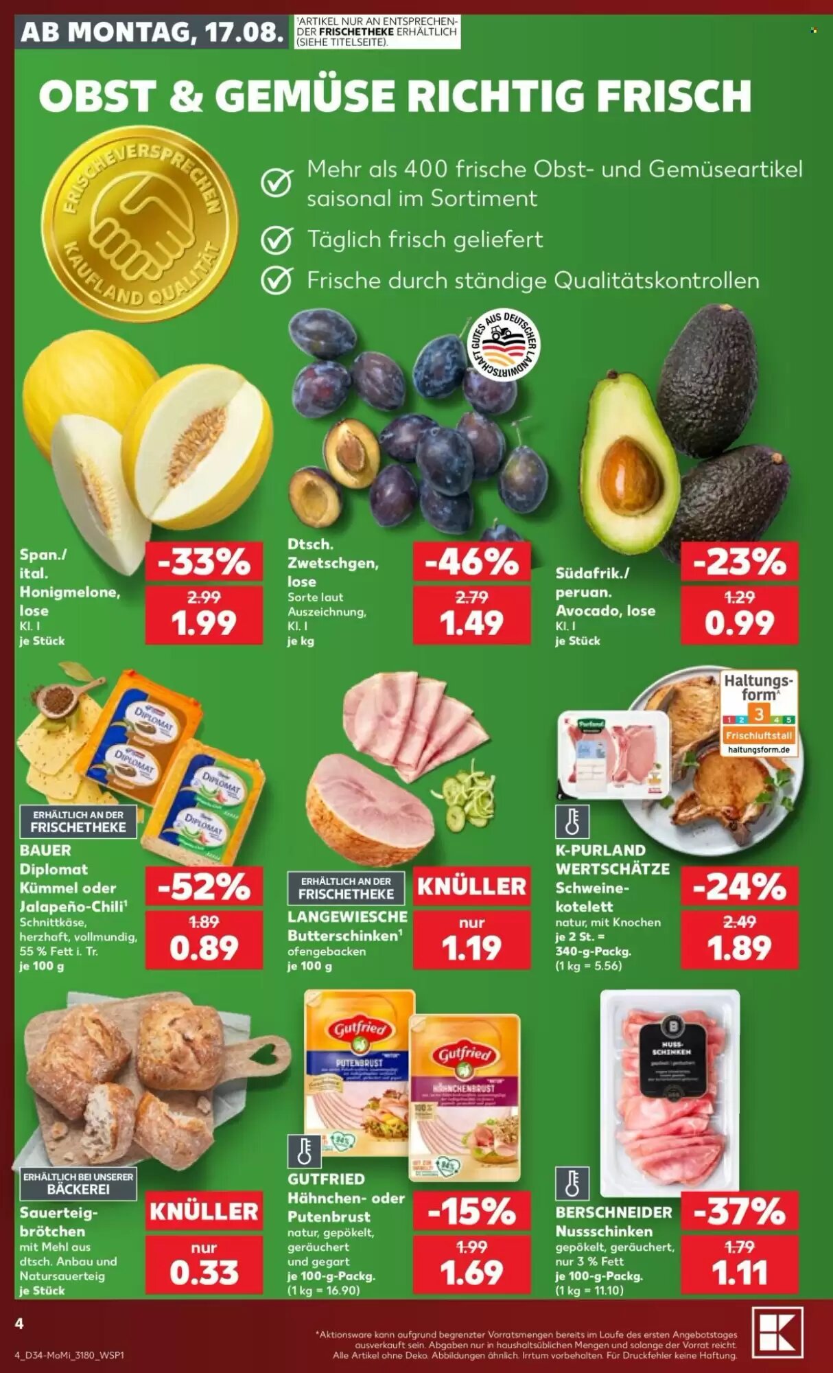 Kaufland Prospekt (ab 17.08.2026) zum Blättern - Seite 4