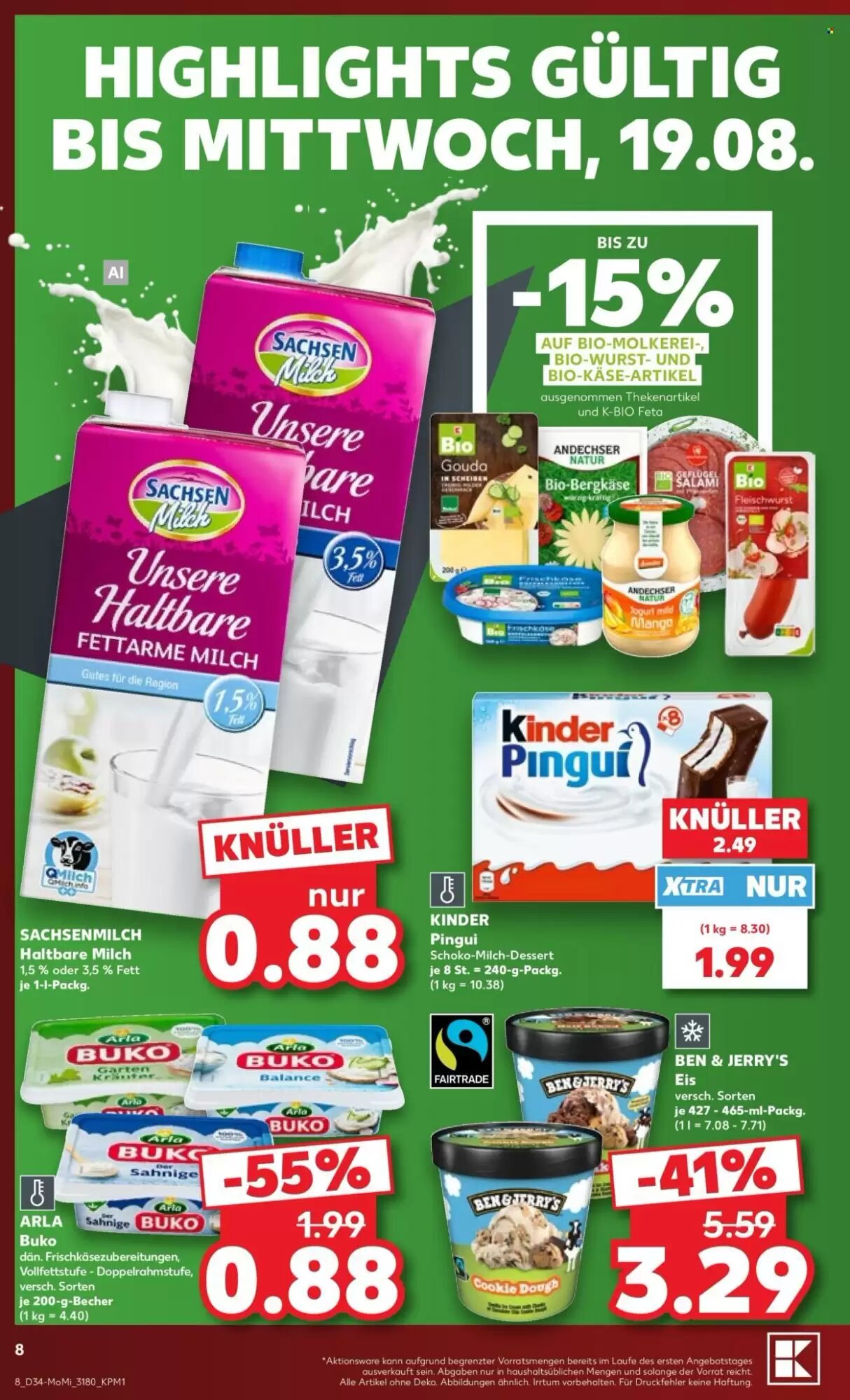 Kaufland Prospekt (ab 17.08.2026) zum Blättern - Seite 8