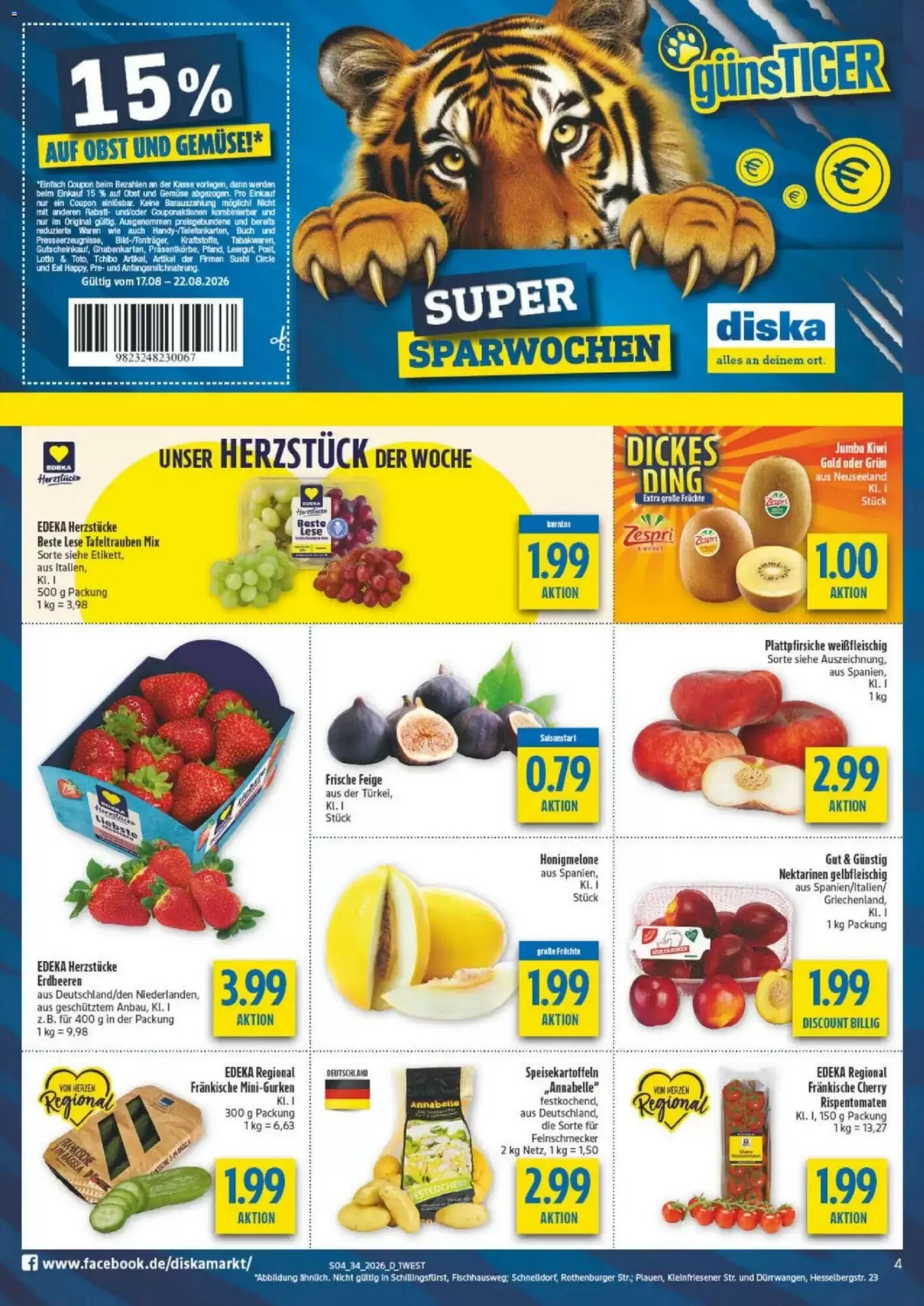 diska Prospekt (ab 17.08.2026) zum Blättern - Seite 4