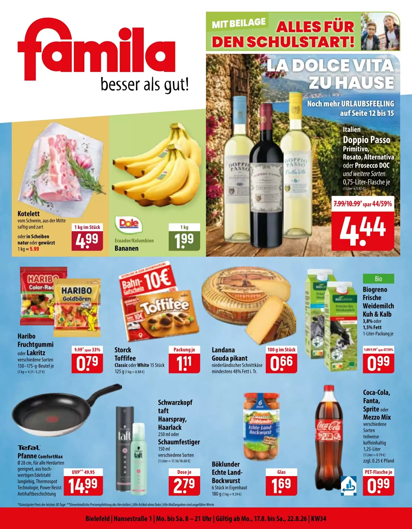 Famila Nord Ost Prospekt (ab 17.08.2026) zum Blättern - Seite 1