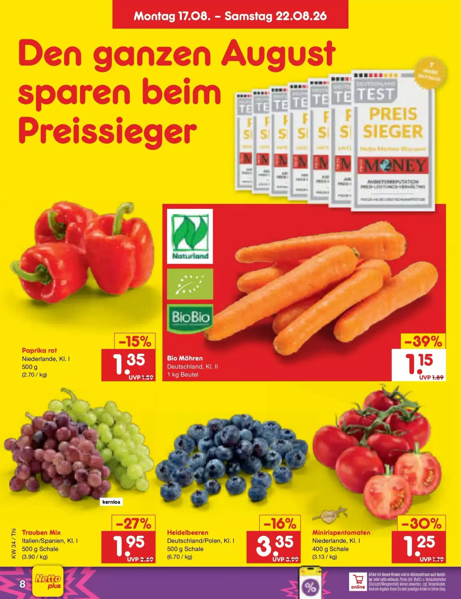 Netto Marken-Discount Prospekt (ab 17.08.2026) zum Blättern - Seite 10