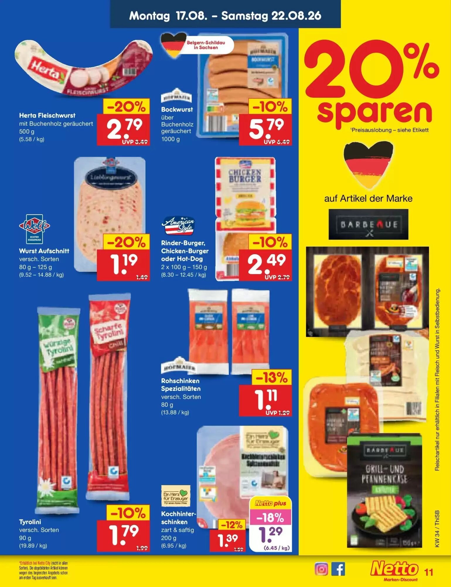 Netto Marken-Discount Prospekt (ab 17.08.2026) zum Blättern - Seite 13