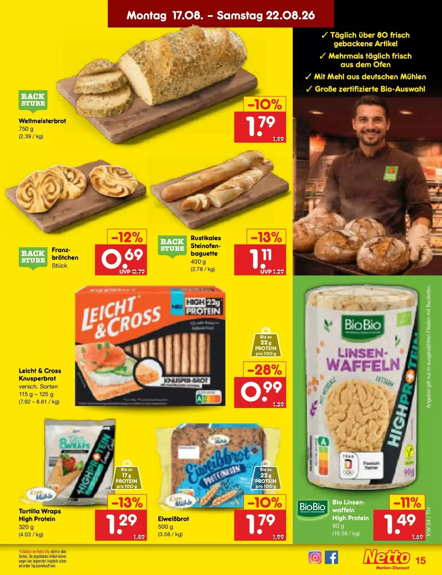 Netto Marken-Discount Prospekt (ab 17.08.2026) zum Blättern - Seite 21