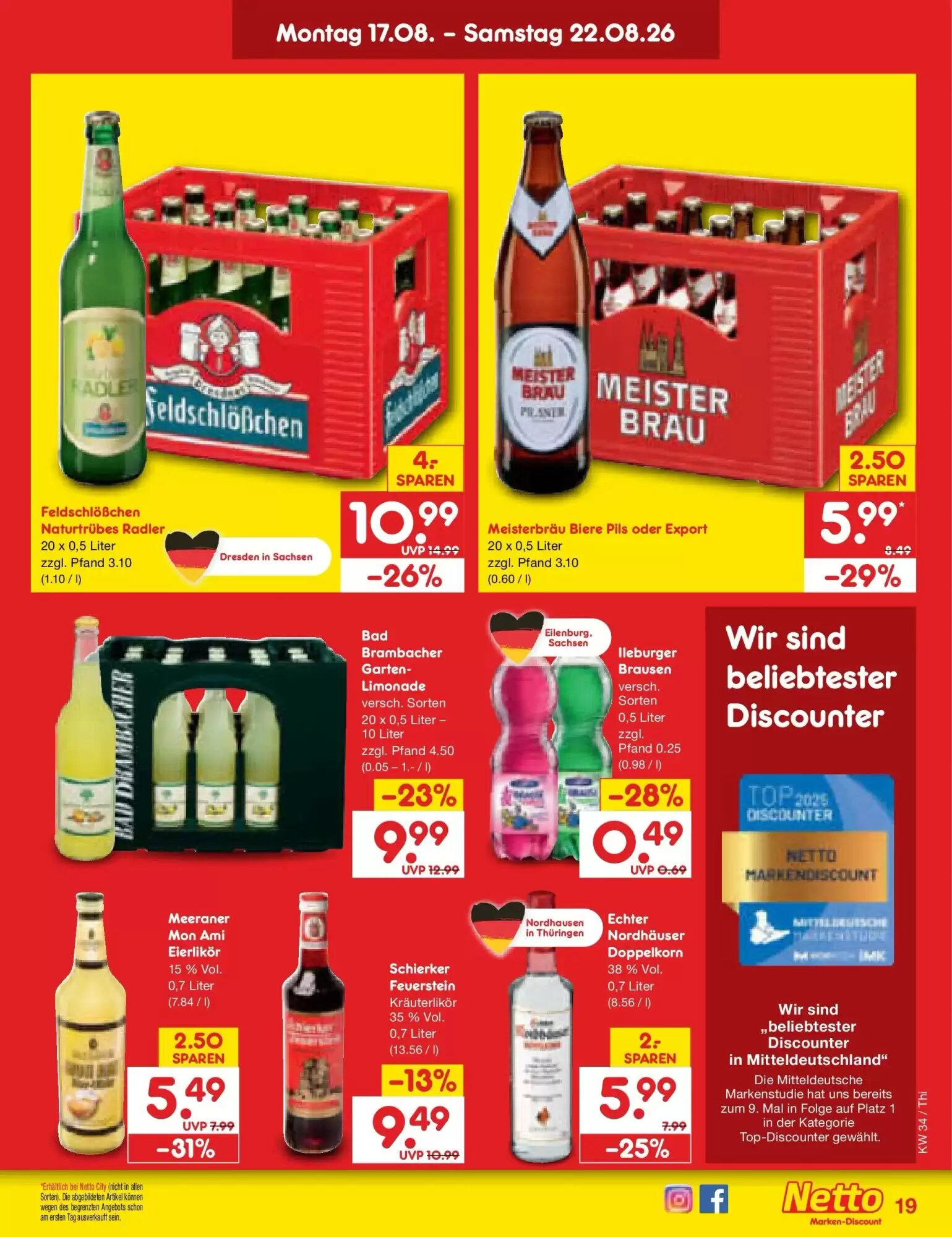 Netto Marken-Discount Prospekt (ab 17.08.2026) zum Blättern - Seite 25
