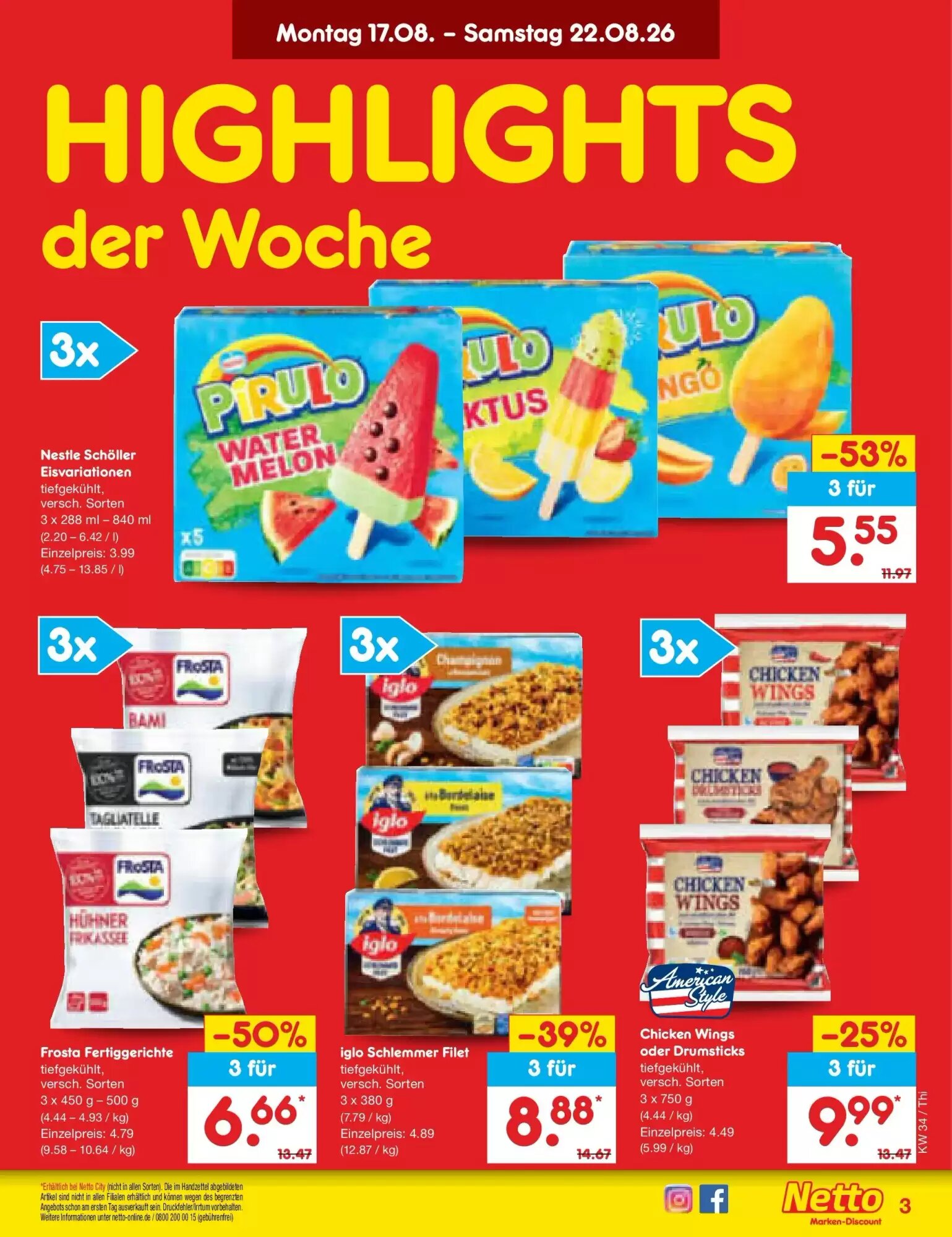 Netto Marken-Discount Prospekt (ab 17.08.2026) zum Blättern - Seite 3