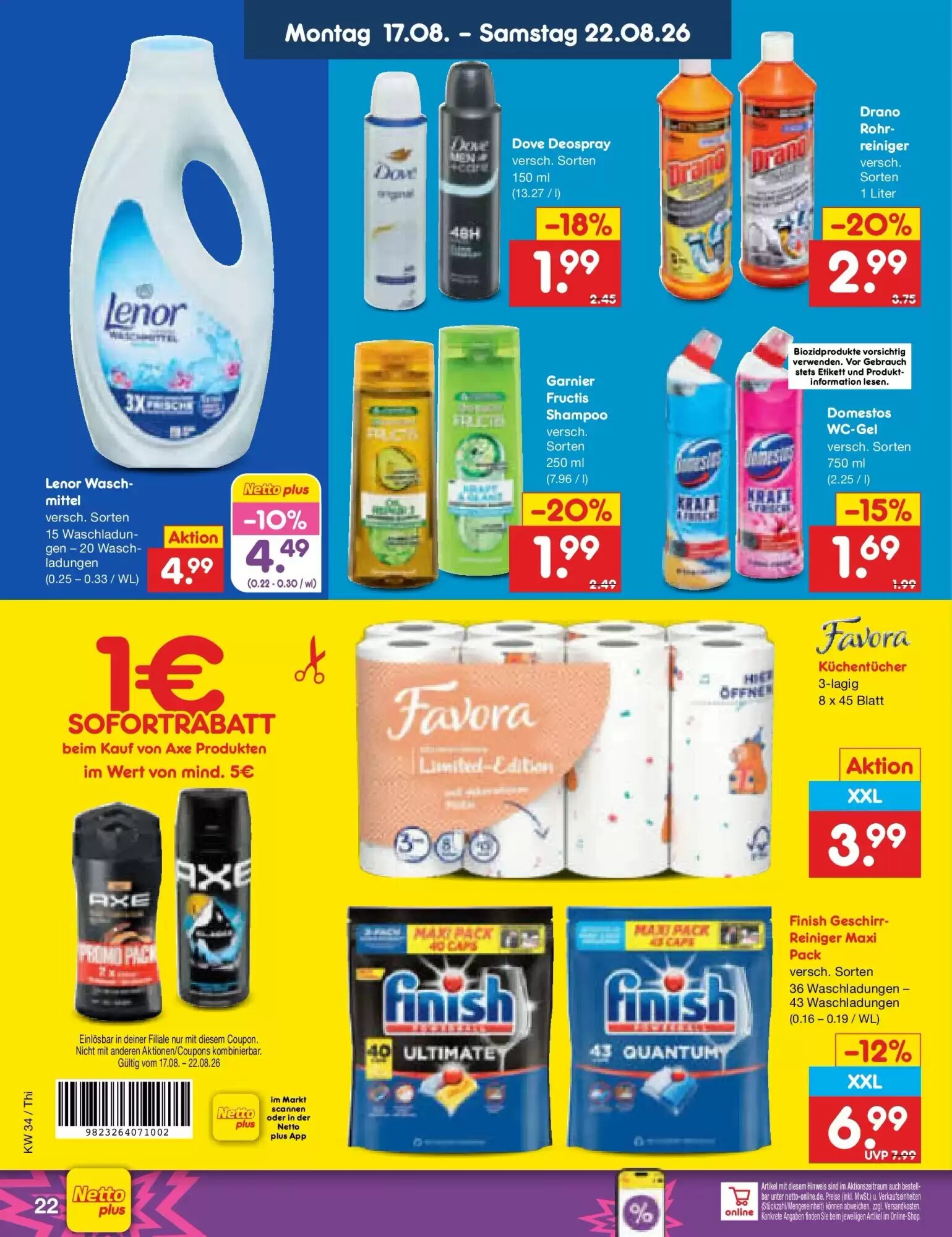 Netto Marken-Discount Prospekt (ab 17.08.2026) zum Blättern - Seite 32