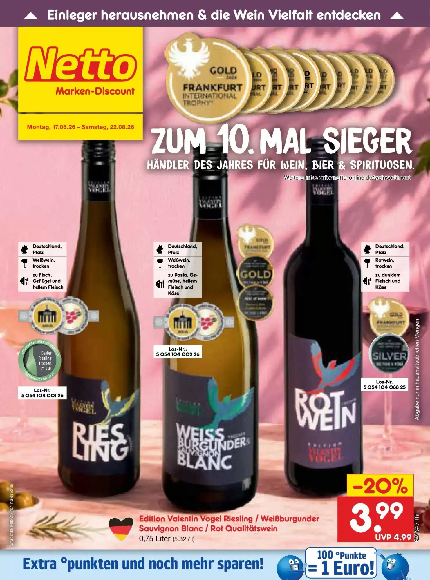 Netto Marken-Discount Prospekt (ab 17.08.2026) zum Blättern - Seite 44